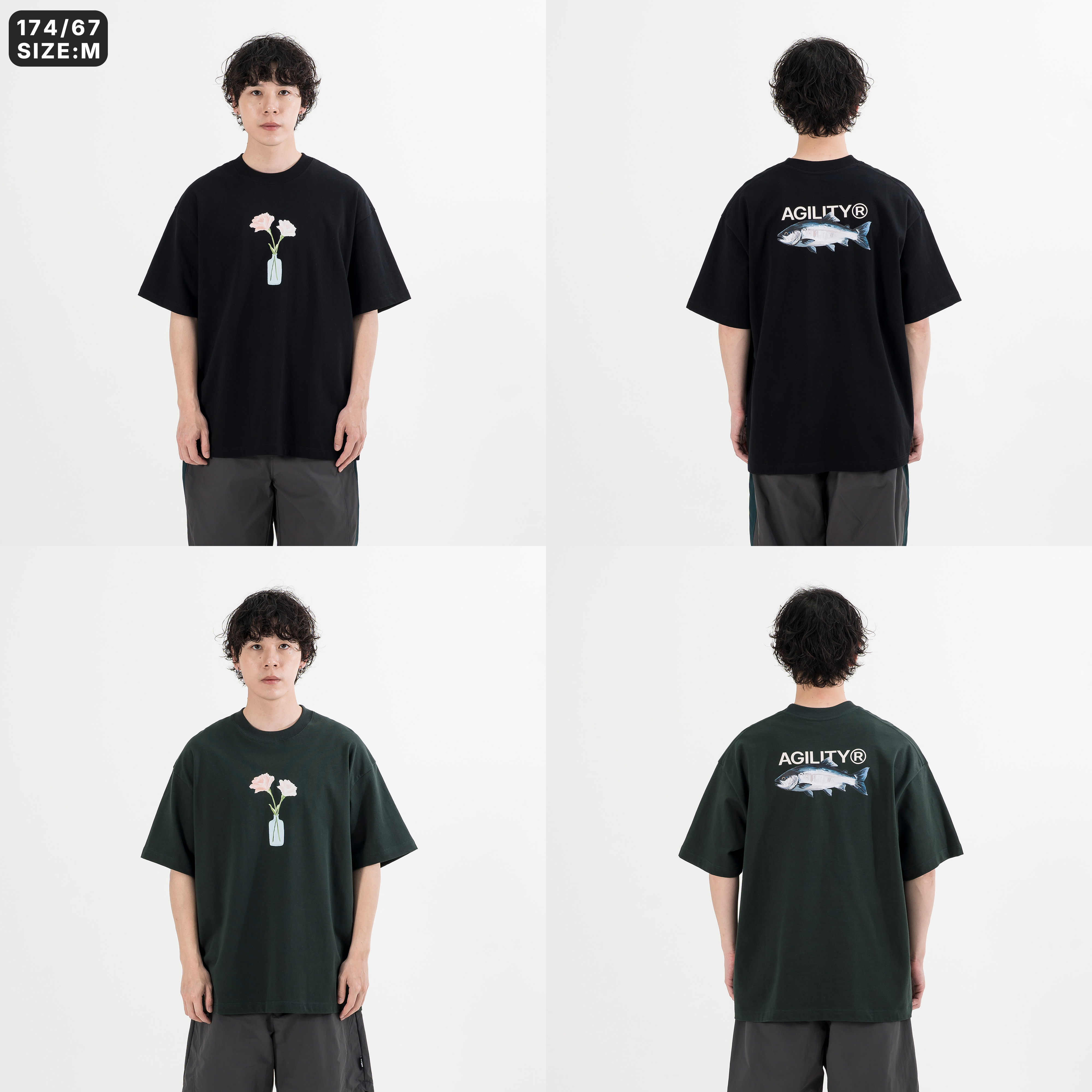 AGILITY Image Heavy Tee / Carnation 康乃馨 [RS6-May]
