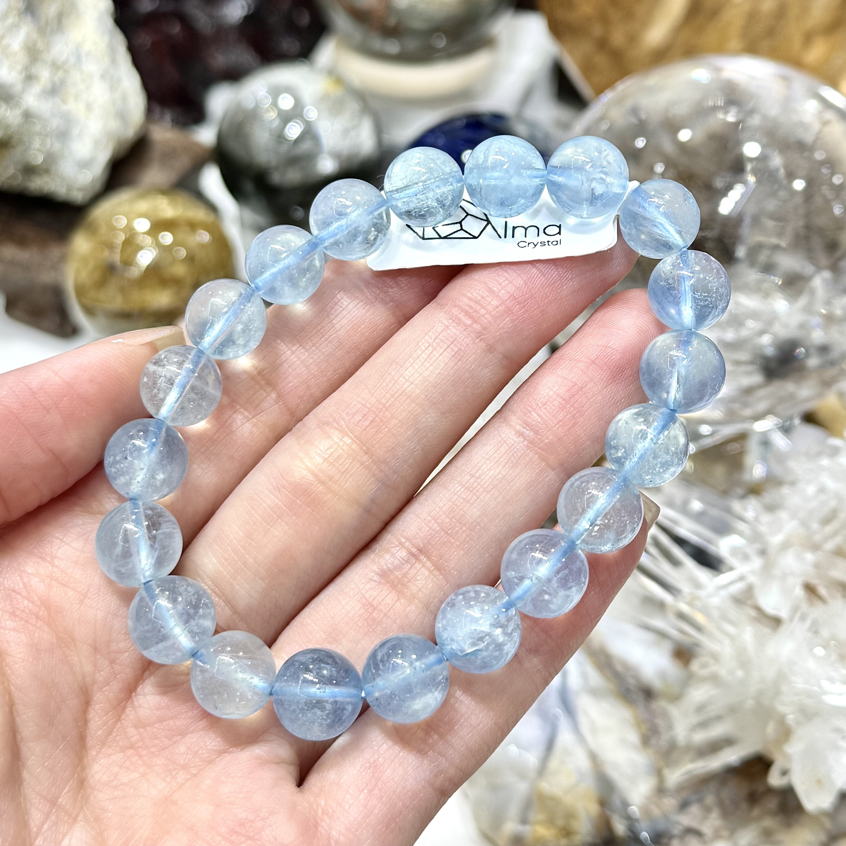 【改善溝通】海藍寶 10mm (編號0701)