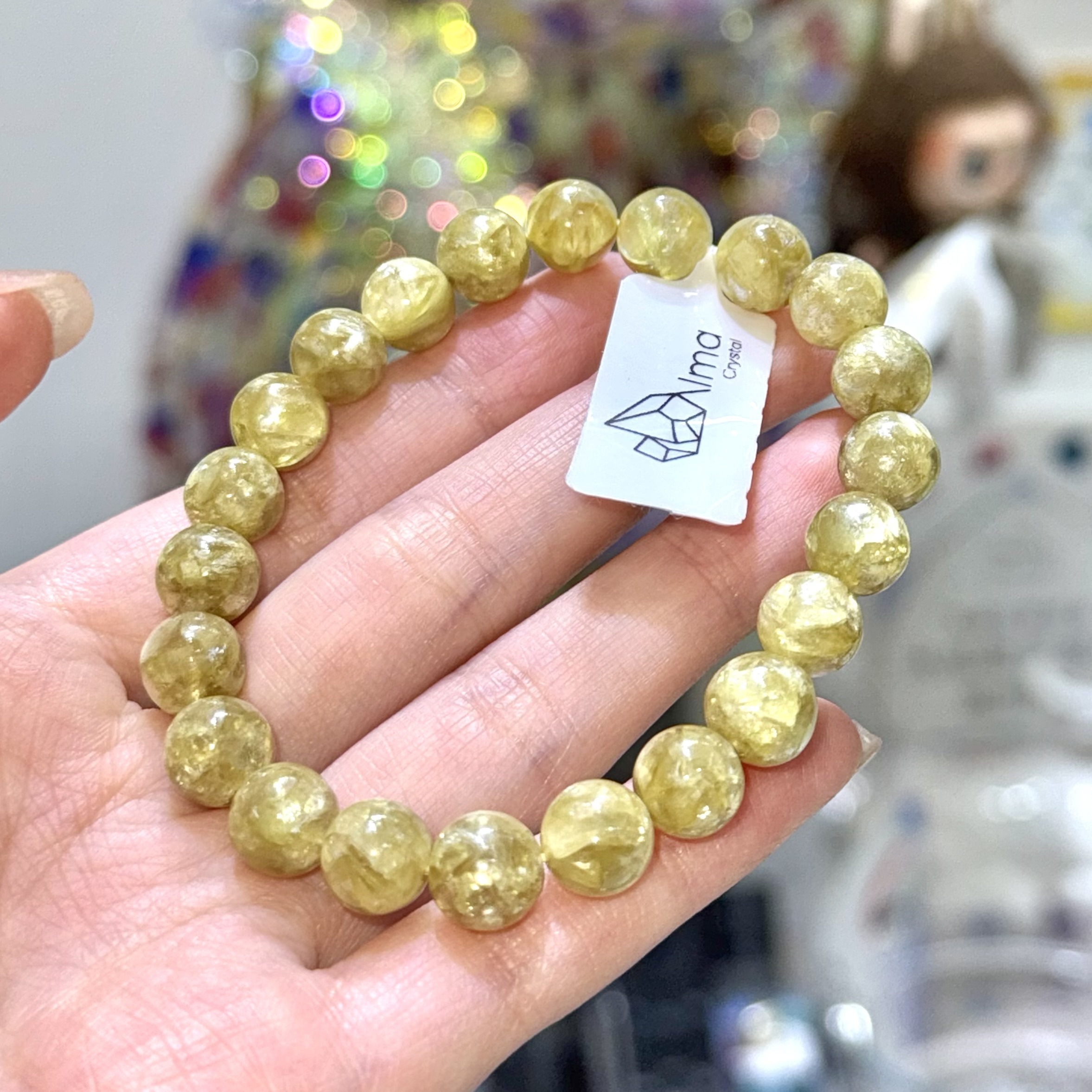 【招財運】金黃鋰雲母 8mm (編號0719)