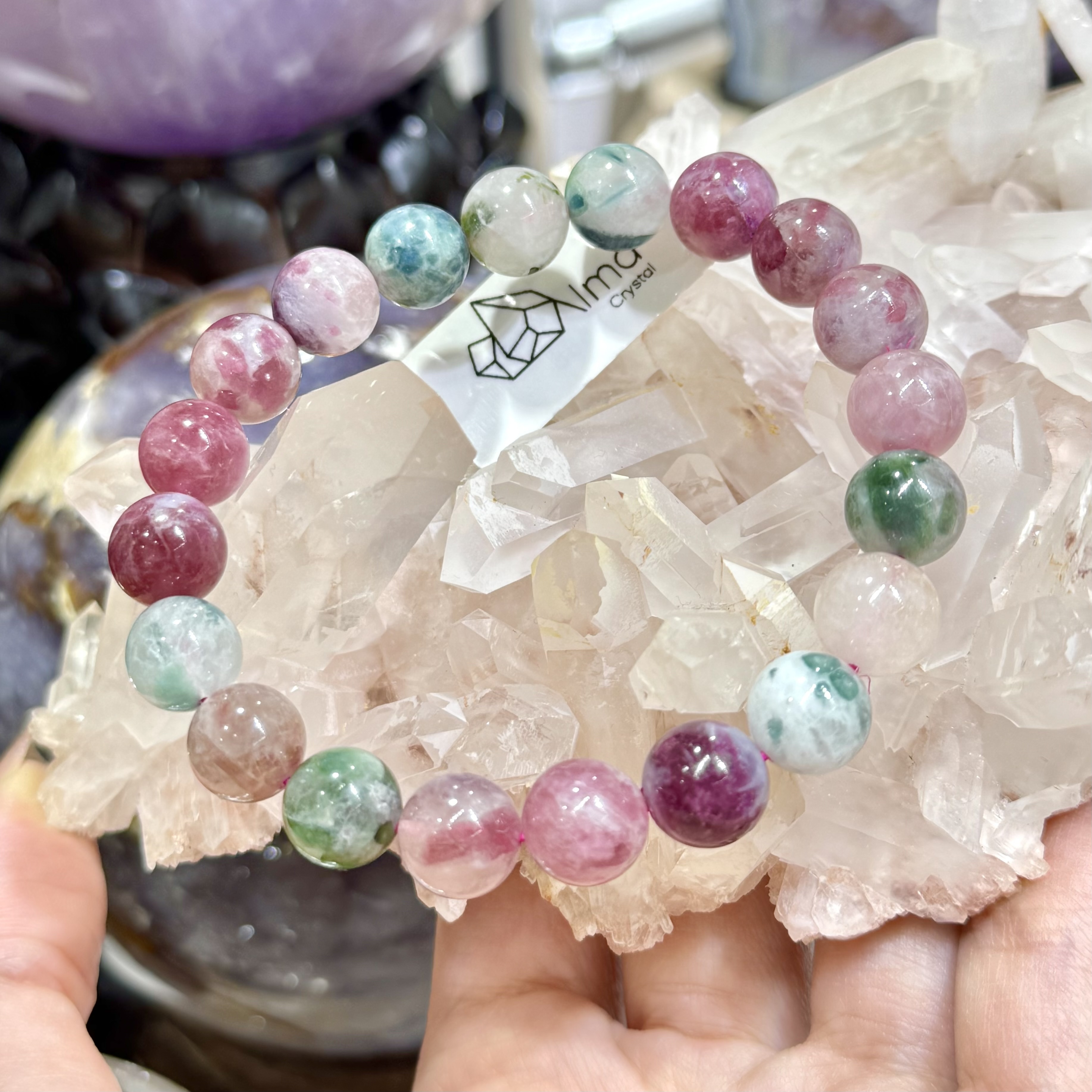 【健康】玉化碧璽 9mm (編號0725)