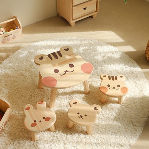 DTD x New normal家家酒圓圓臉印系列-小桌子