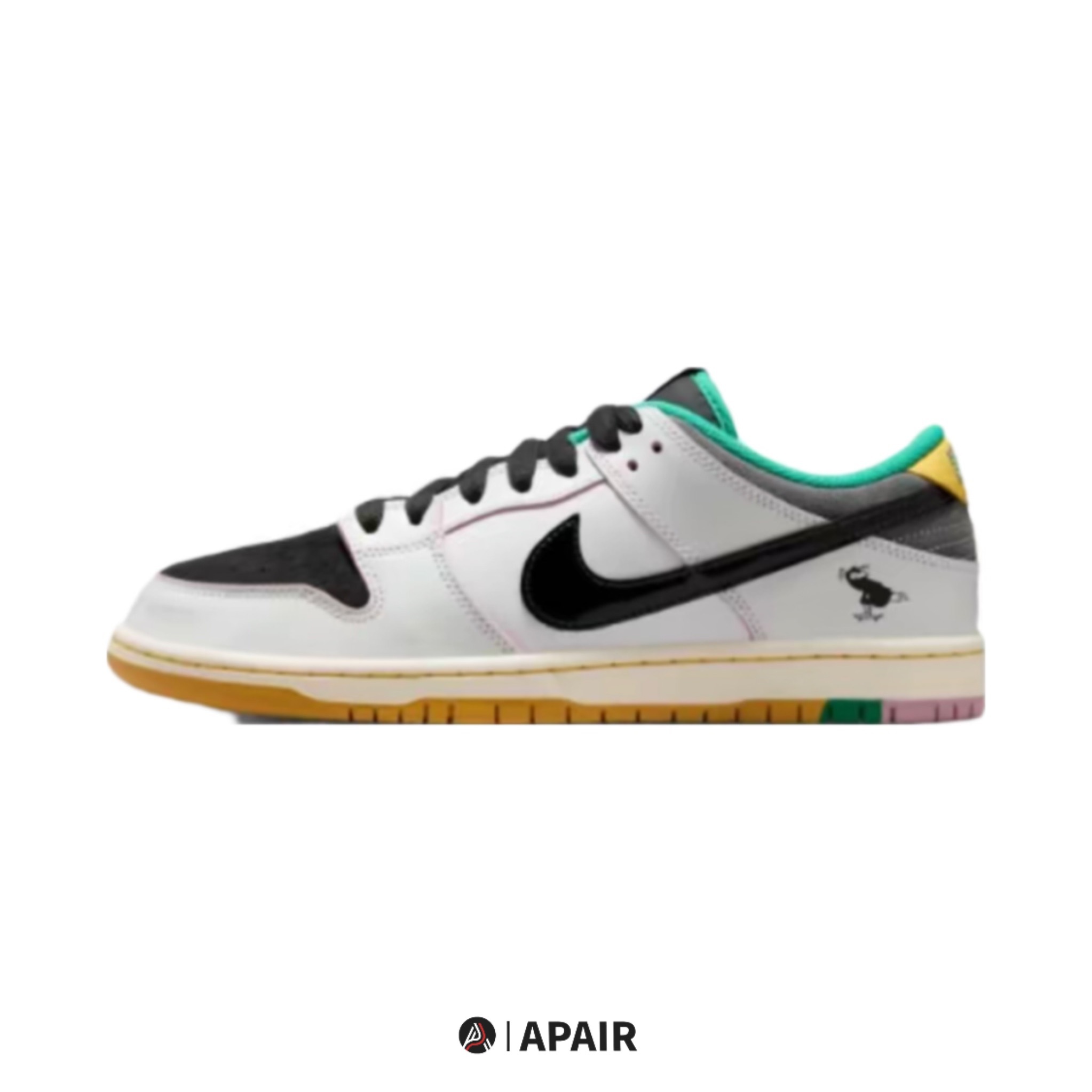 【APAIR】預購 CSEF x Nike Dunk Low SB 美國大學滑板教育基金會 聯名 白黑 滑板鞋 HJ4132-100