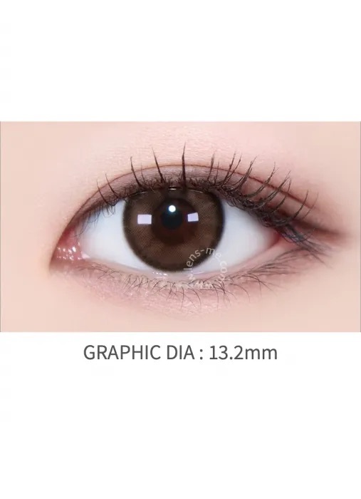 [月拋] Lensme 1 Month Moonlet Choco｜彩妝隱形眼鏡｜每盒2片