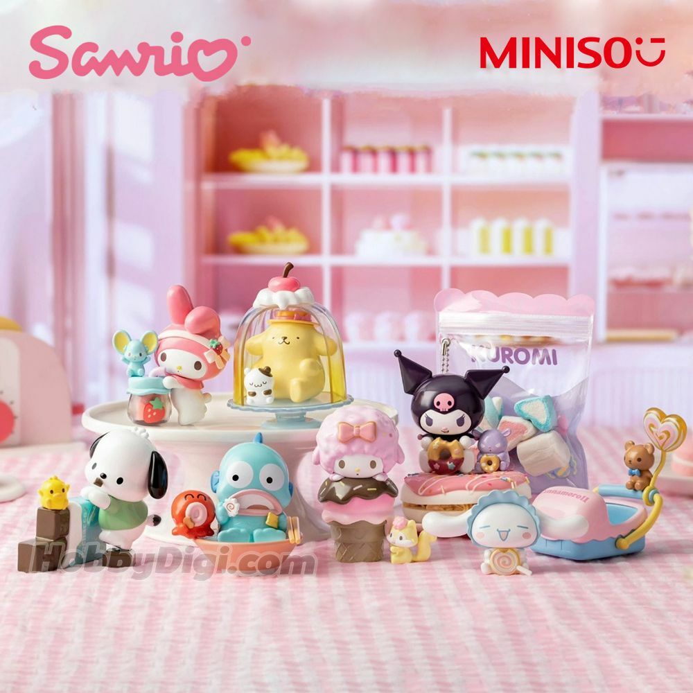 MINISO 名創優品 三麗鷗 繽紛食趣 系列 盒玩 盲盒  (全7款)