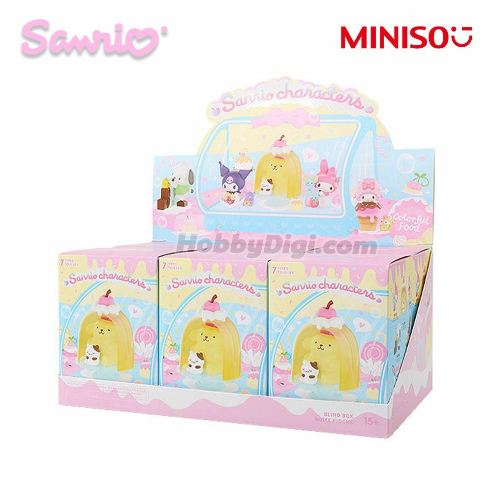 MINISO 名創優品 三麗鷗 繽紛食趣 系列 盒玩 盲盒  (全7款)