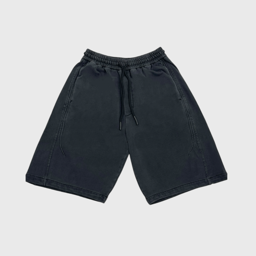 水洗彎刀棉短褲