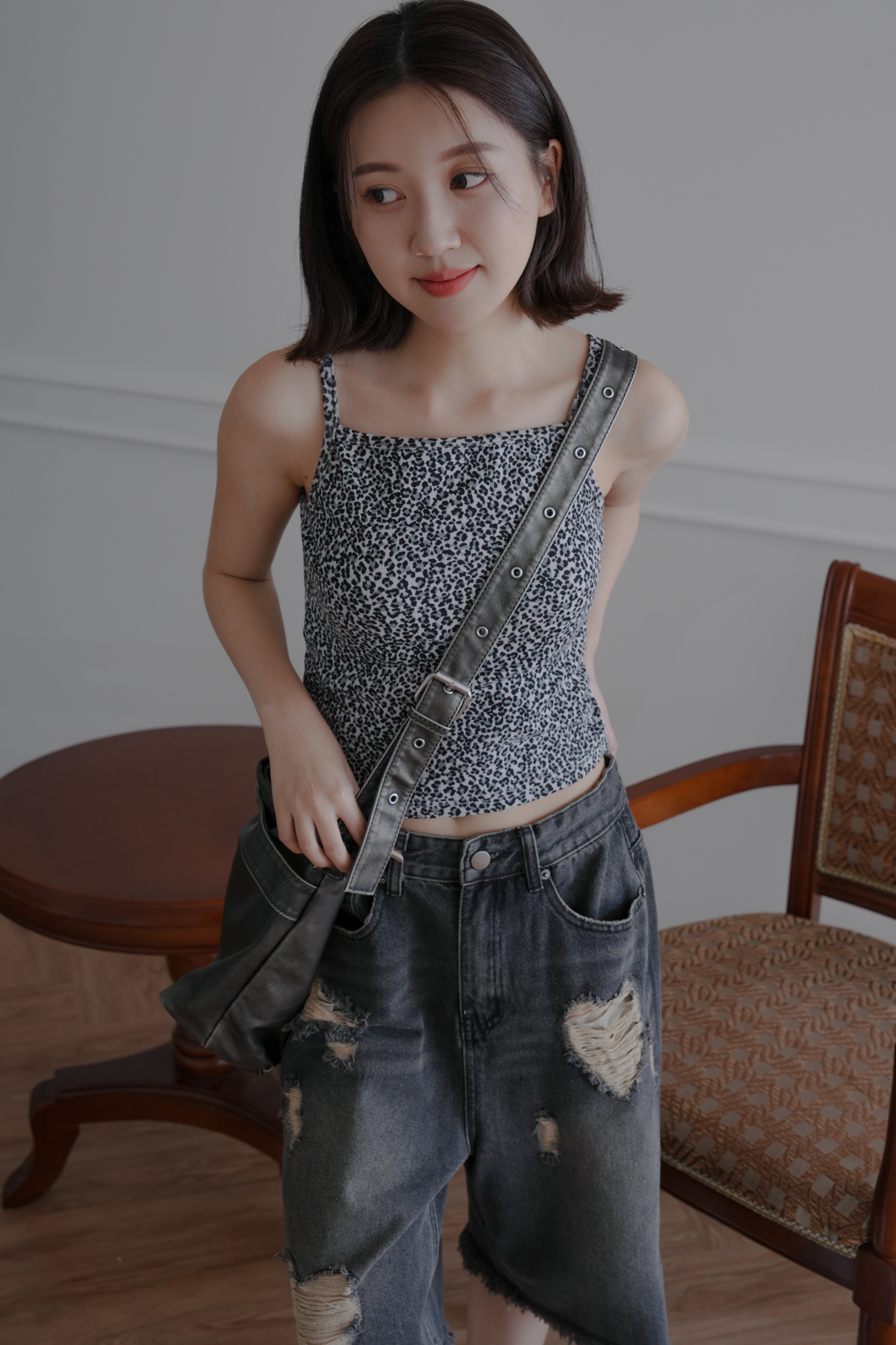 【Discount】Leopard Crop Top #上衣