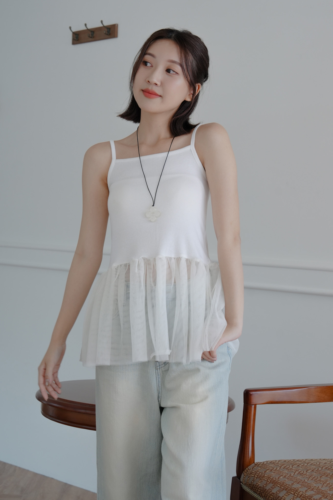 【Discount】Mesh Can Can One Piece #洋裝