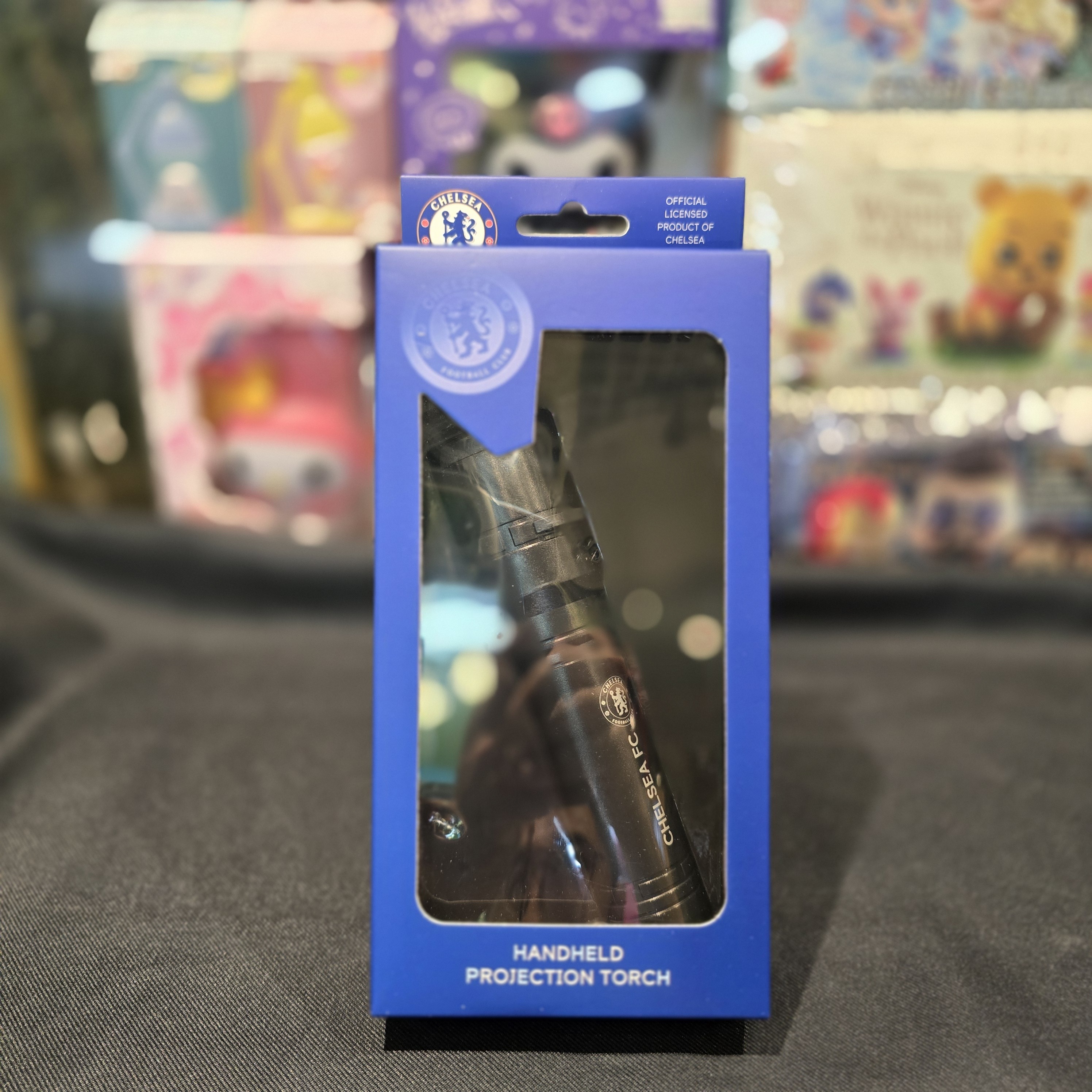 車路士黑色會徽強力電筒