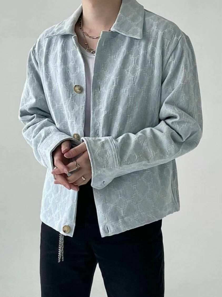 菱格紋開胸外套 MALENKII-132JK