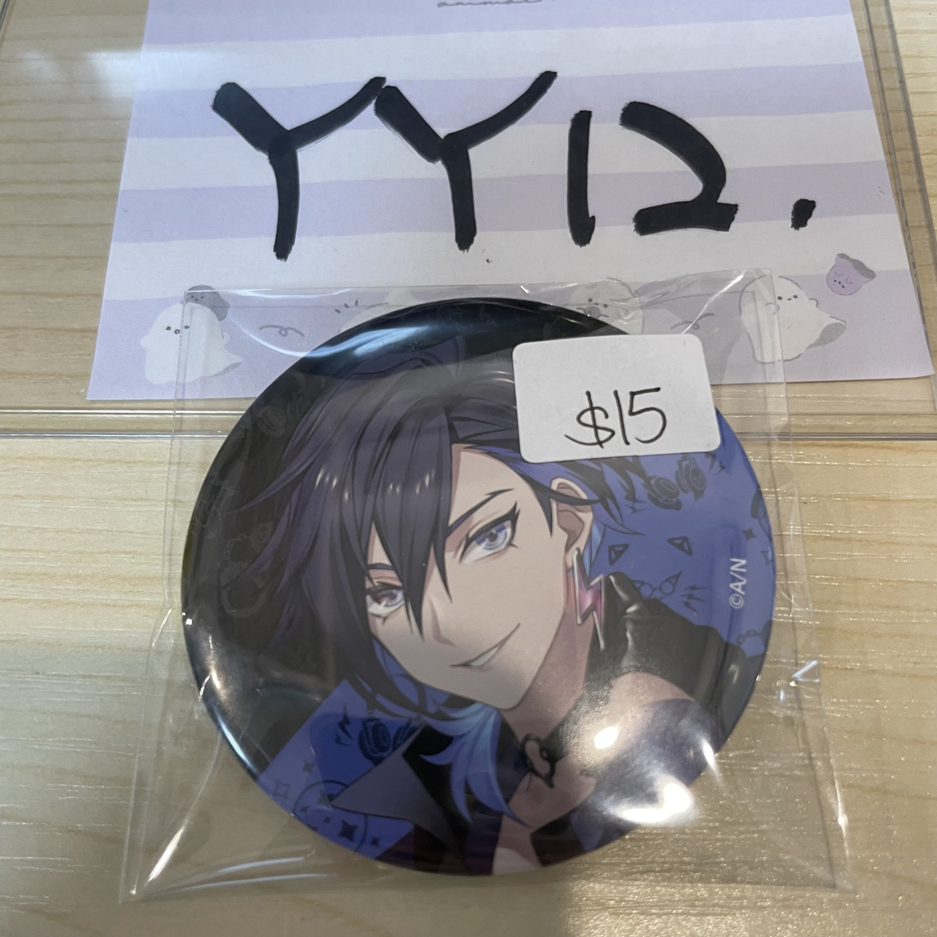 彩虹社 YUGO 襟章                    #YY12