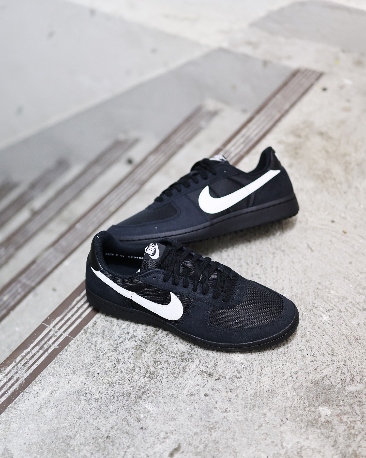 NIKE FIELD GENERAL BLACK WHITE 黑白 油米色麂皮膠底德訓鞋 hf3165-001