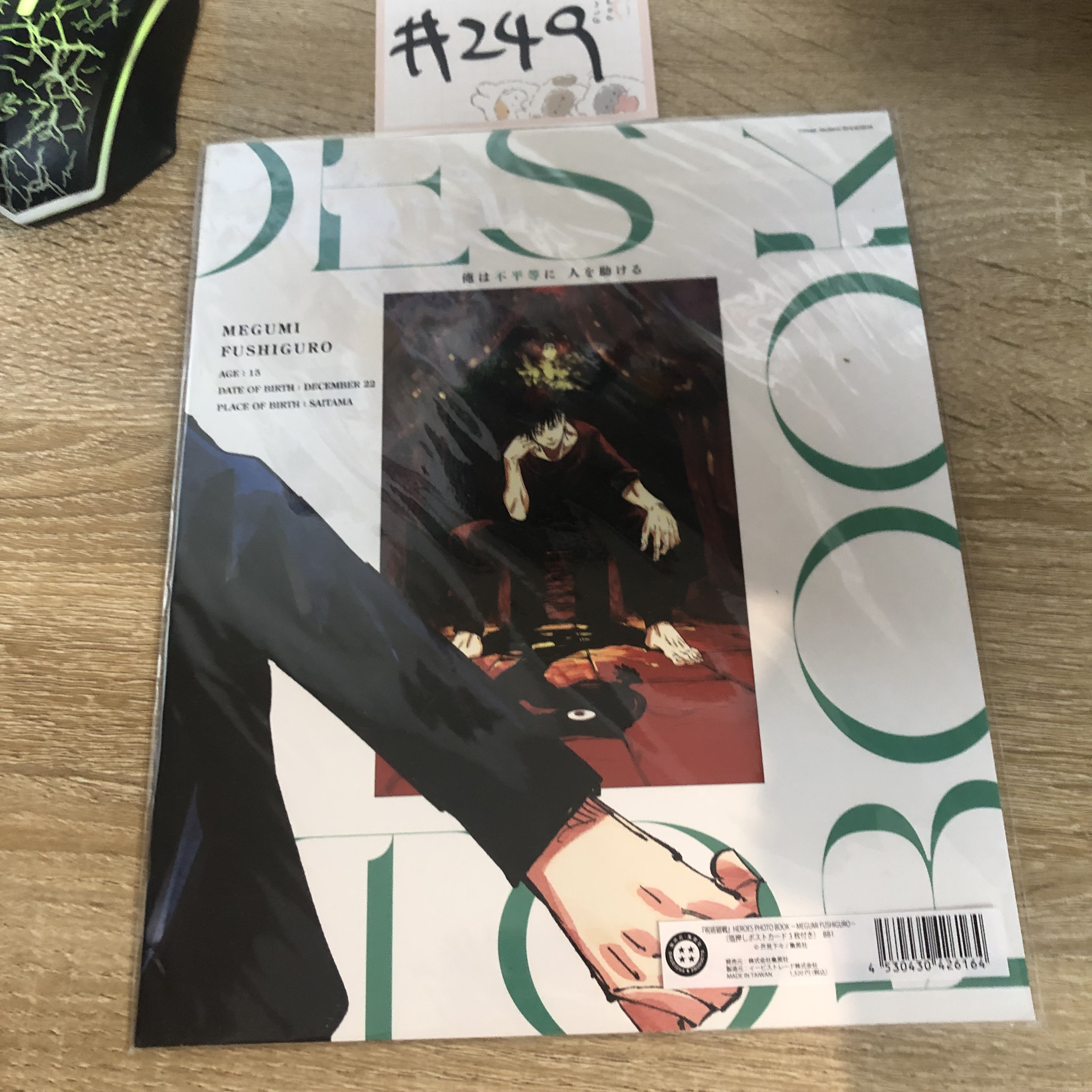 咒術迴戰 惠 HEROES photo book 公式書 未開封 #249