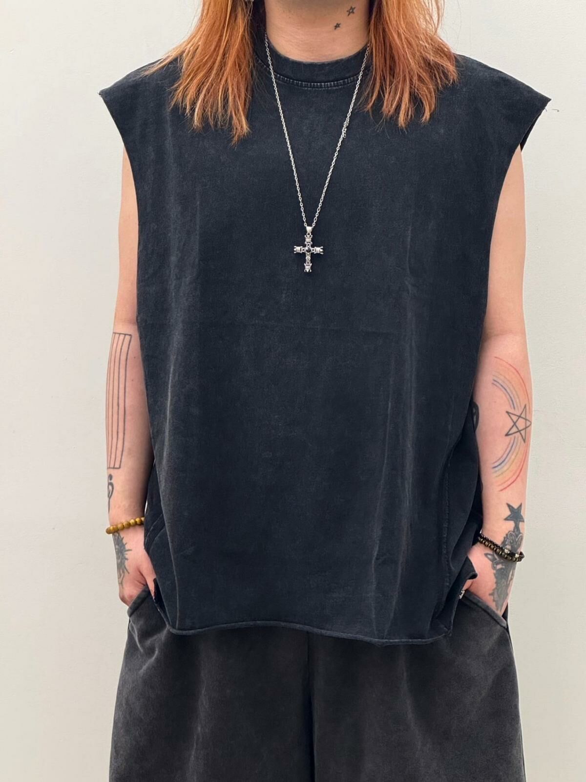 洗水淨色背心 GLAMOUR-081V