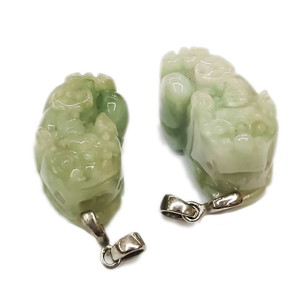 貔貅(緬甸玉)墜飾1對【十方】136900