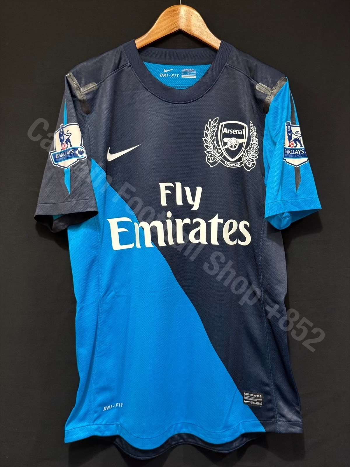 (Player Issue) Arsenal 2011-2012 125 Anniversary Nike Away Player Issue Shirt #12 HENRY