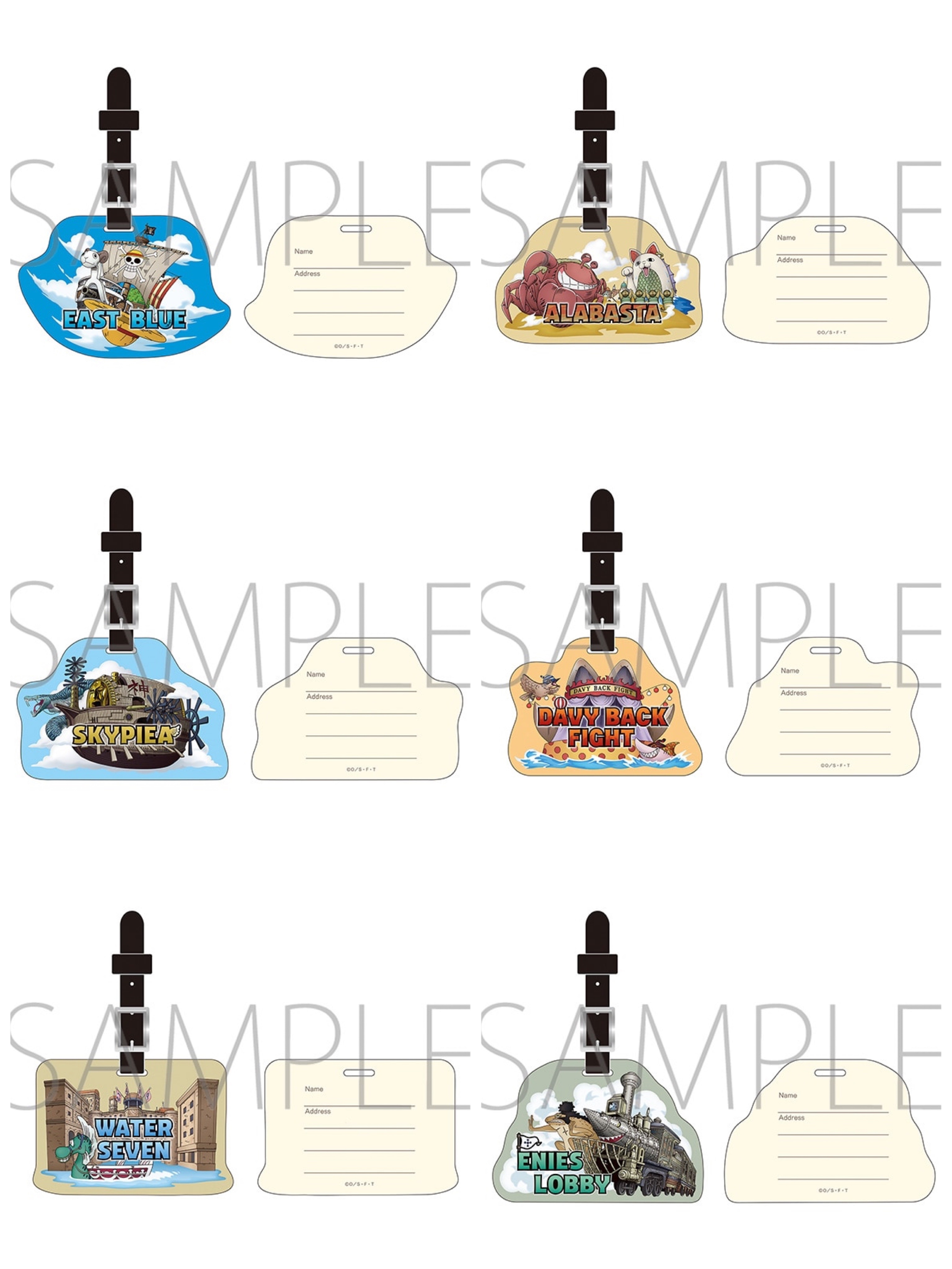 4550621359378 MOVIC 預訂 2025/8月 ONE PIECE　スーベニア ラゲッジタグ 行李牌