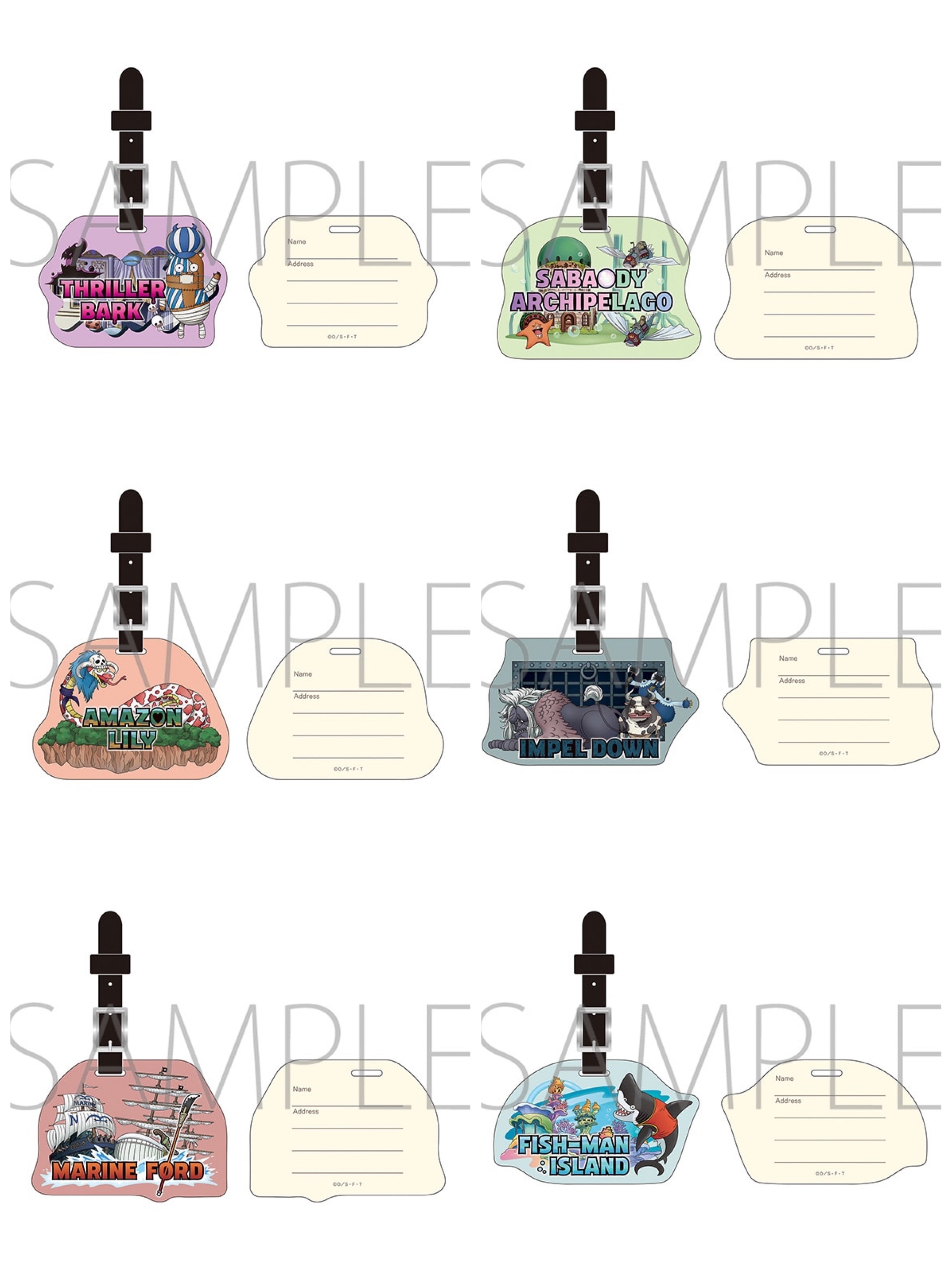 4550621359378 MOVIC 預訂 2025/8月 ONE PIECE　スーベニア ラゲッジタグ 行李牌