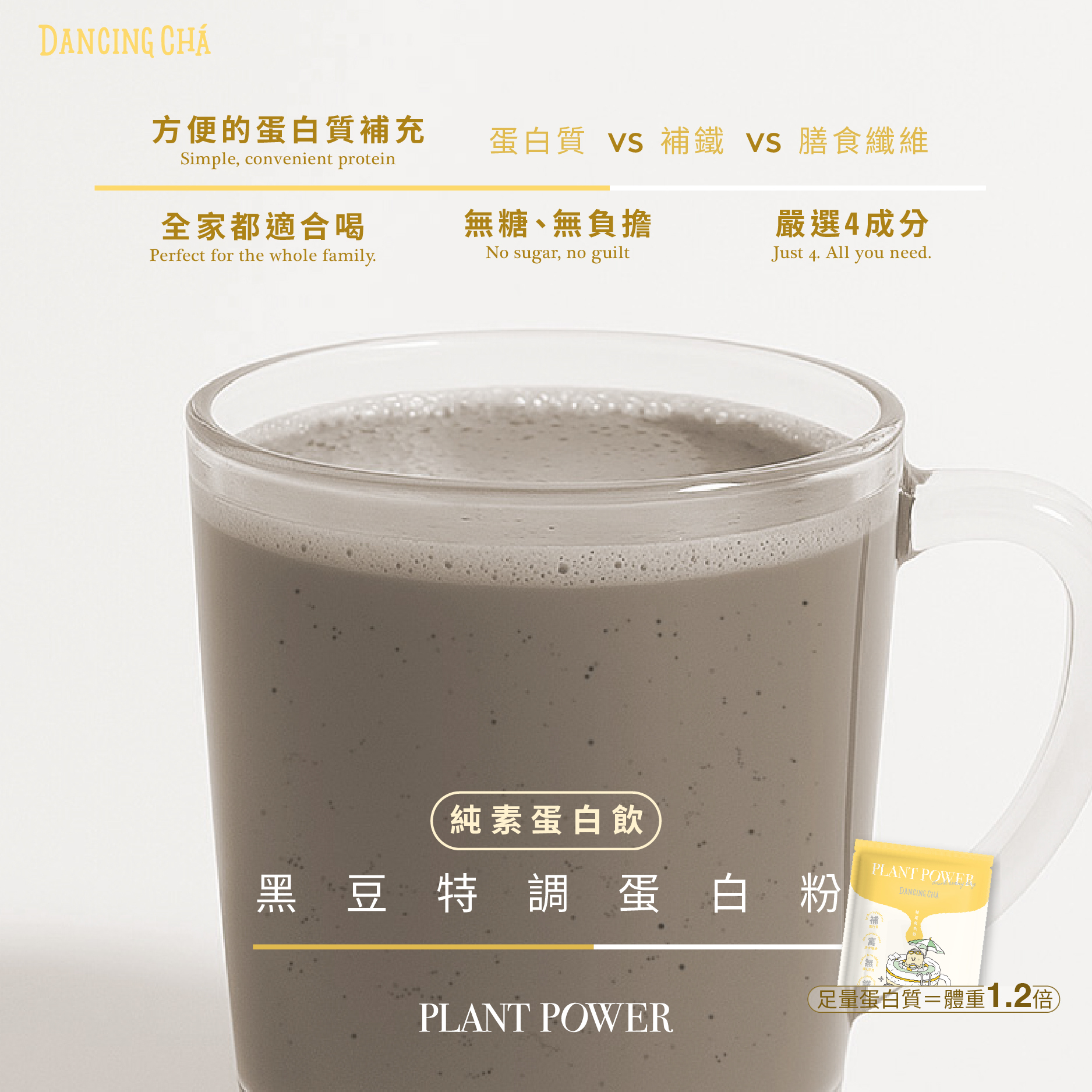 2025榮獲《十大嚴選穀得獎》黑豆蛋白粉｜35g x 10入