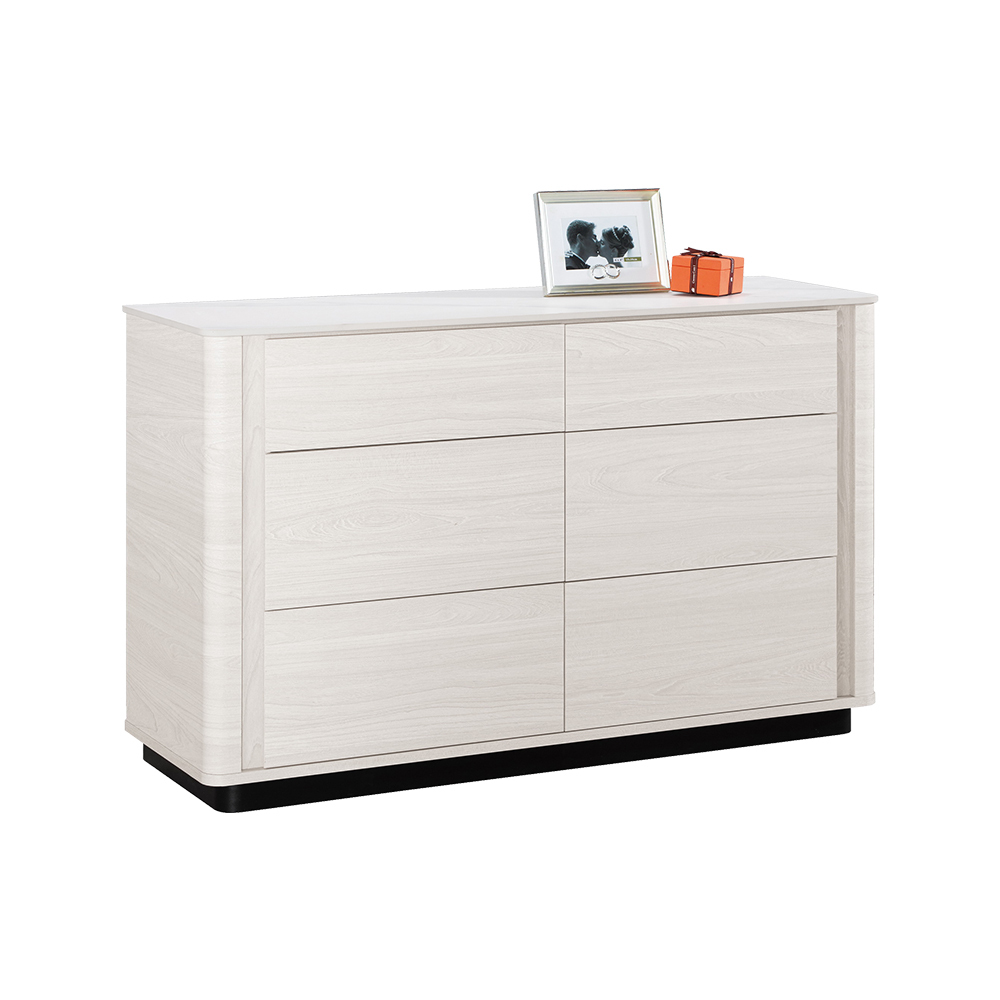 奧菲4尺岩板六斗櫃/六抽收納櫃/置物櫃