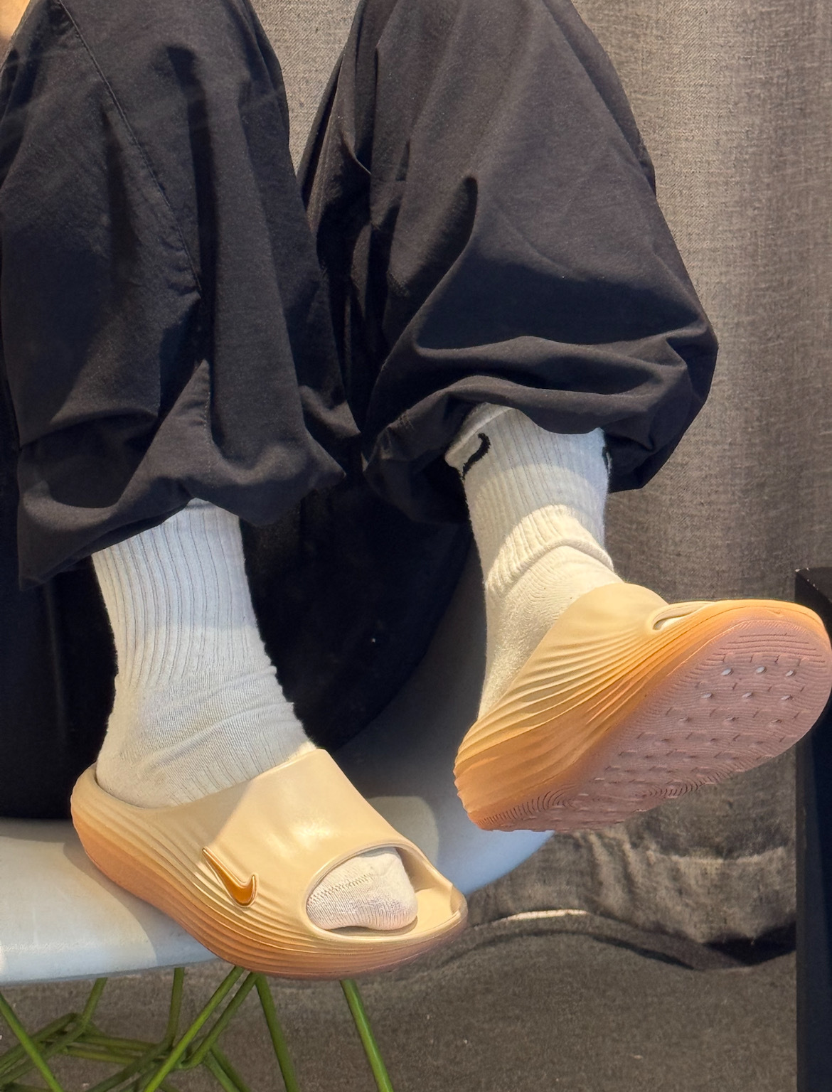 女鞋 NIKE W REACTX REJUVEN8 SLIDE 白 立體LOGO Q彈 軟底 防水 拖鞋【HV4484-800】