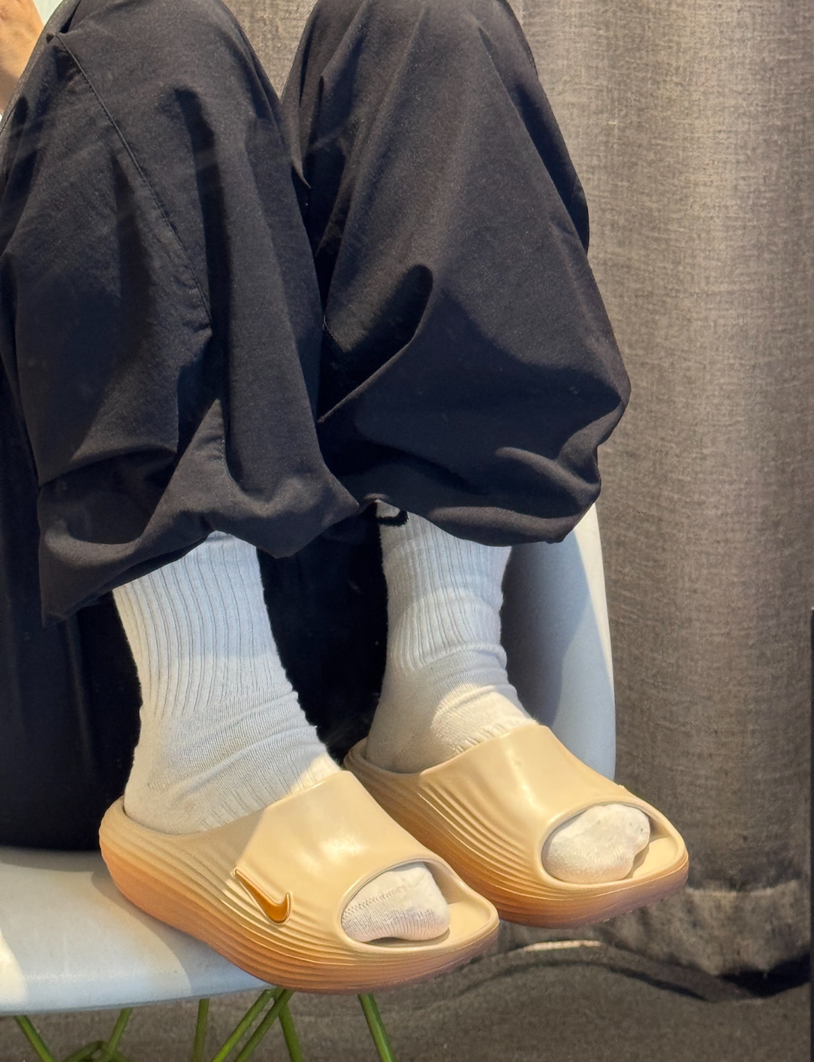 女鞋 NIKE W REACTX REJUVEN8 SLIDE 白 立體LOGO Q彈 軟底 防水 拖鞋【HV4484-800】