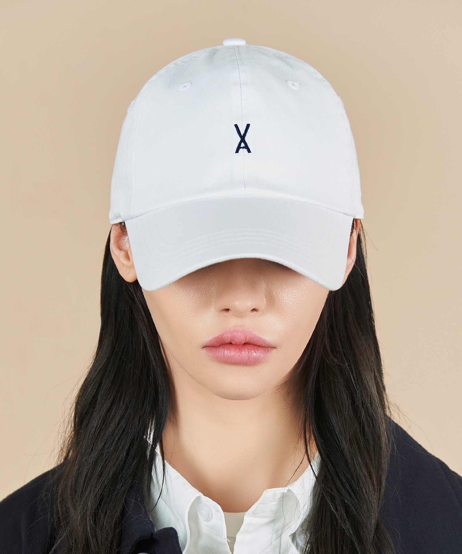 VARZAR Logo Over Fit Chino Ball Cap