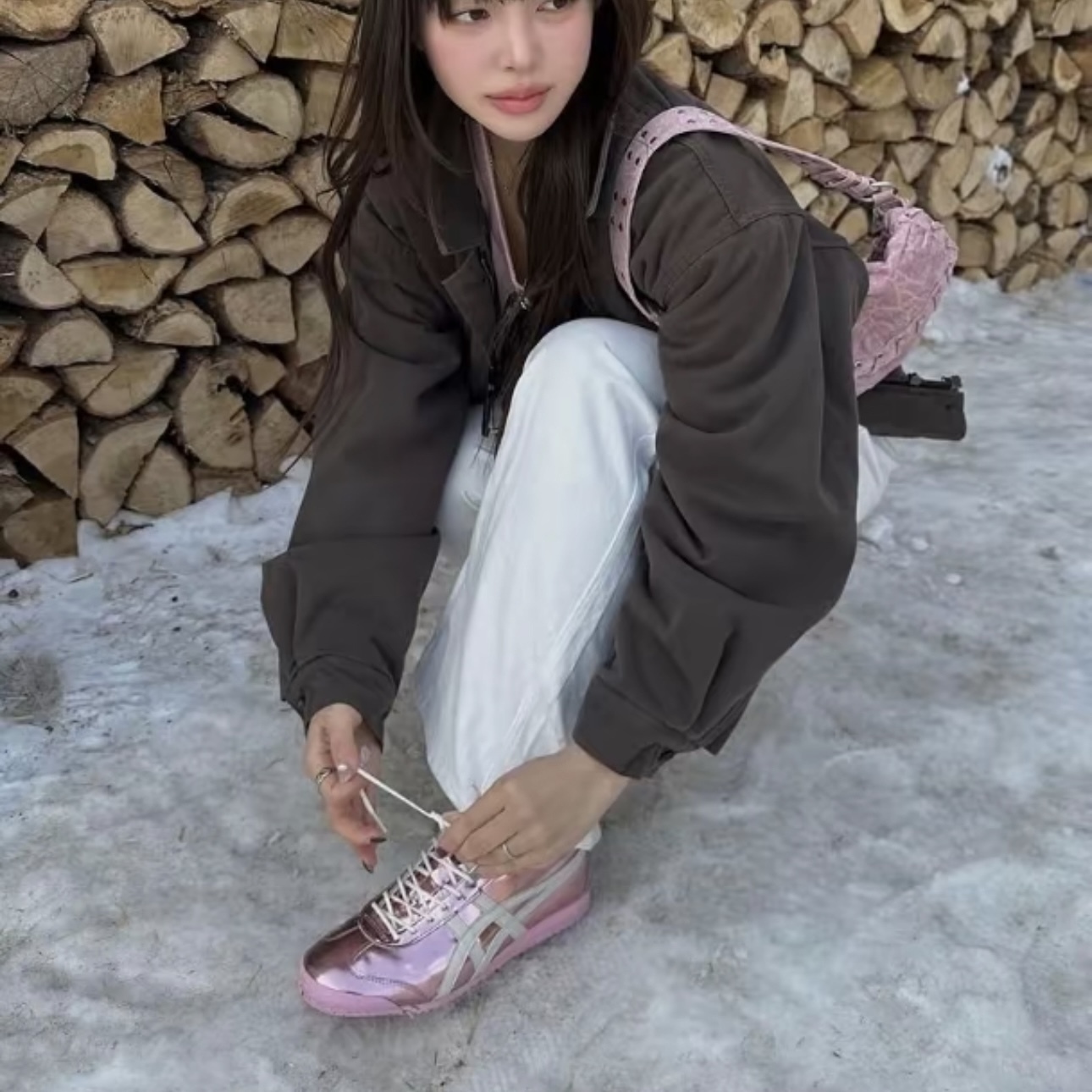 ONITSUKA TIGER MEXICO 66 SD 雷射粉 亮粉 珠光 春夏 女鞋 鬼塚虎 1183C468-700