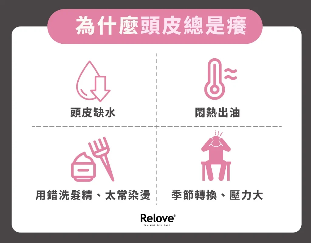 為什麼總是頭皮癢