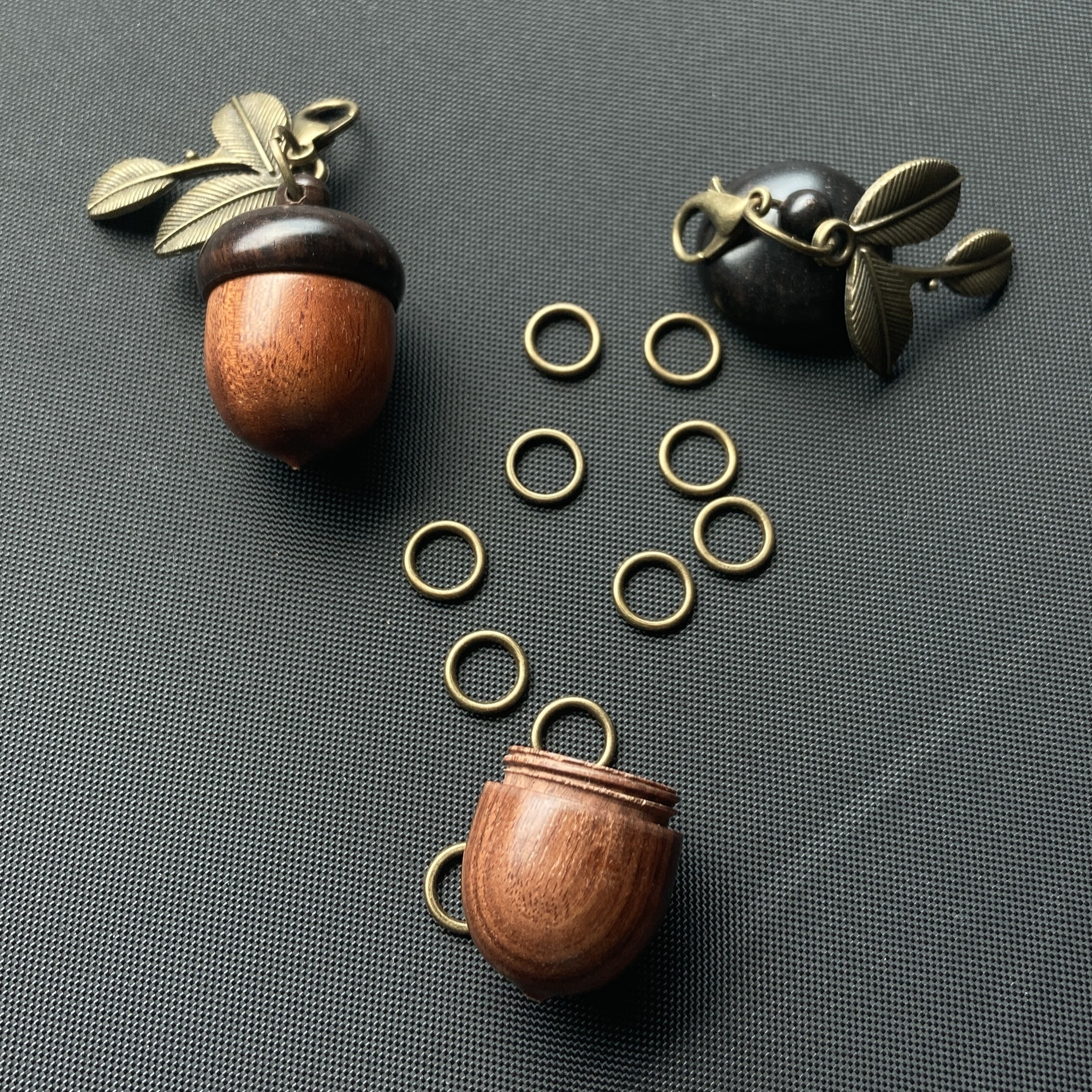 [線製集] 橡果記號圈組