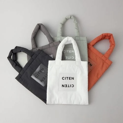 CITEN 透明標 托特包 手提包 單肩 S號 透明LOGO 日本代購