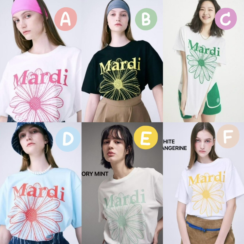 限時特價!! 韓國Mardi Mercredi 雛菊系列短T