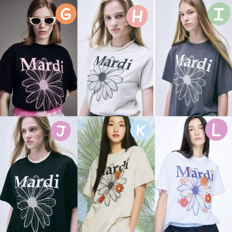 限時特價!! 韓國Mardi Mercredi 雛菊系列短T