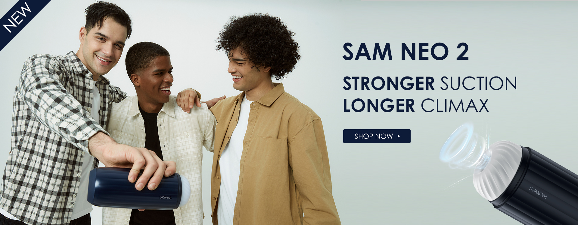 SVAKOM,美國 SVAKOM,司沃康,情趣用品,情趣玩具,電動飛機杯,男用飛機杯,電動自慰器,飛機杯,自慰器,遠端遙控玩具,APP遠端遙控,SVAKOM SAM NEO 2