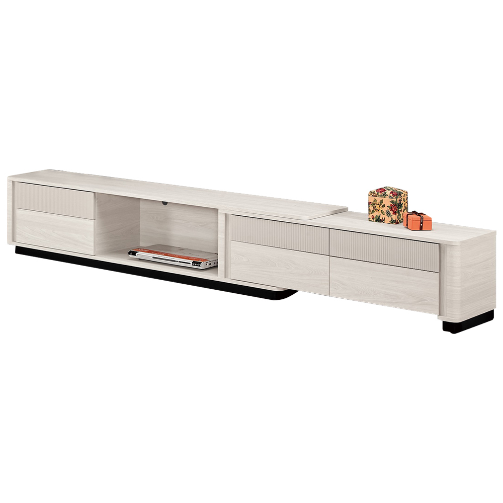 奧菲6尺伸縮電視櫃/長櫃/視聽櫃(寬180~267公分)