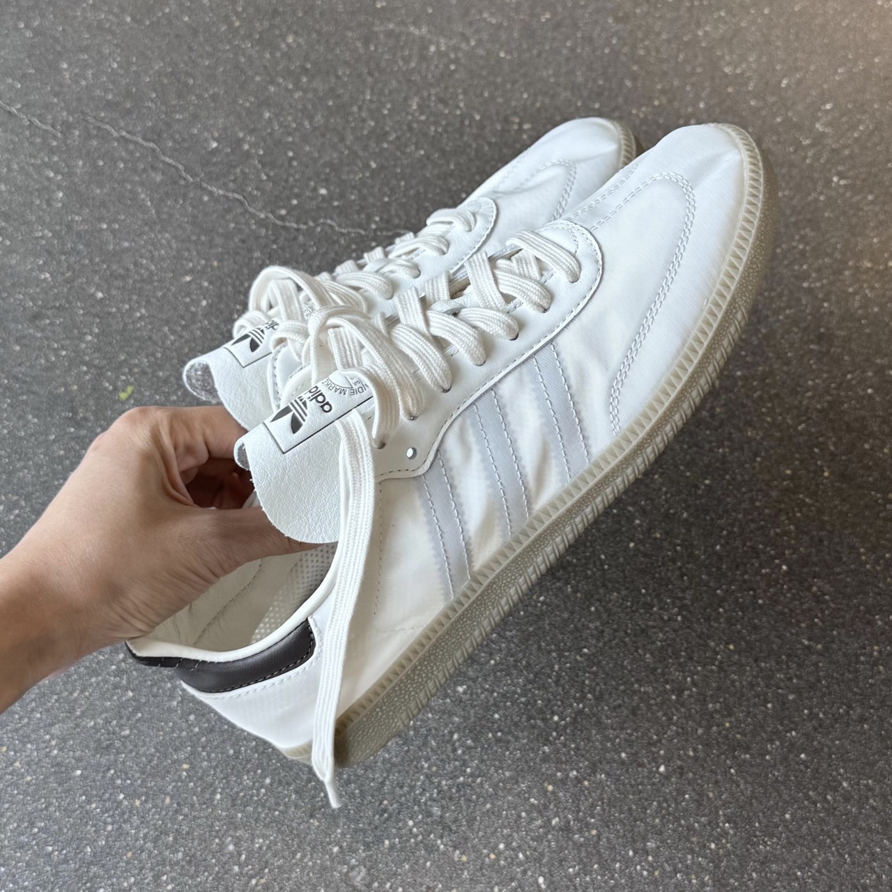 ADIDAS SAMBA DECON 灰白 米色 灰焦糖底 黑尾 布面 男鞋 JI3175 / 預購