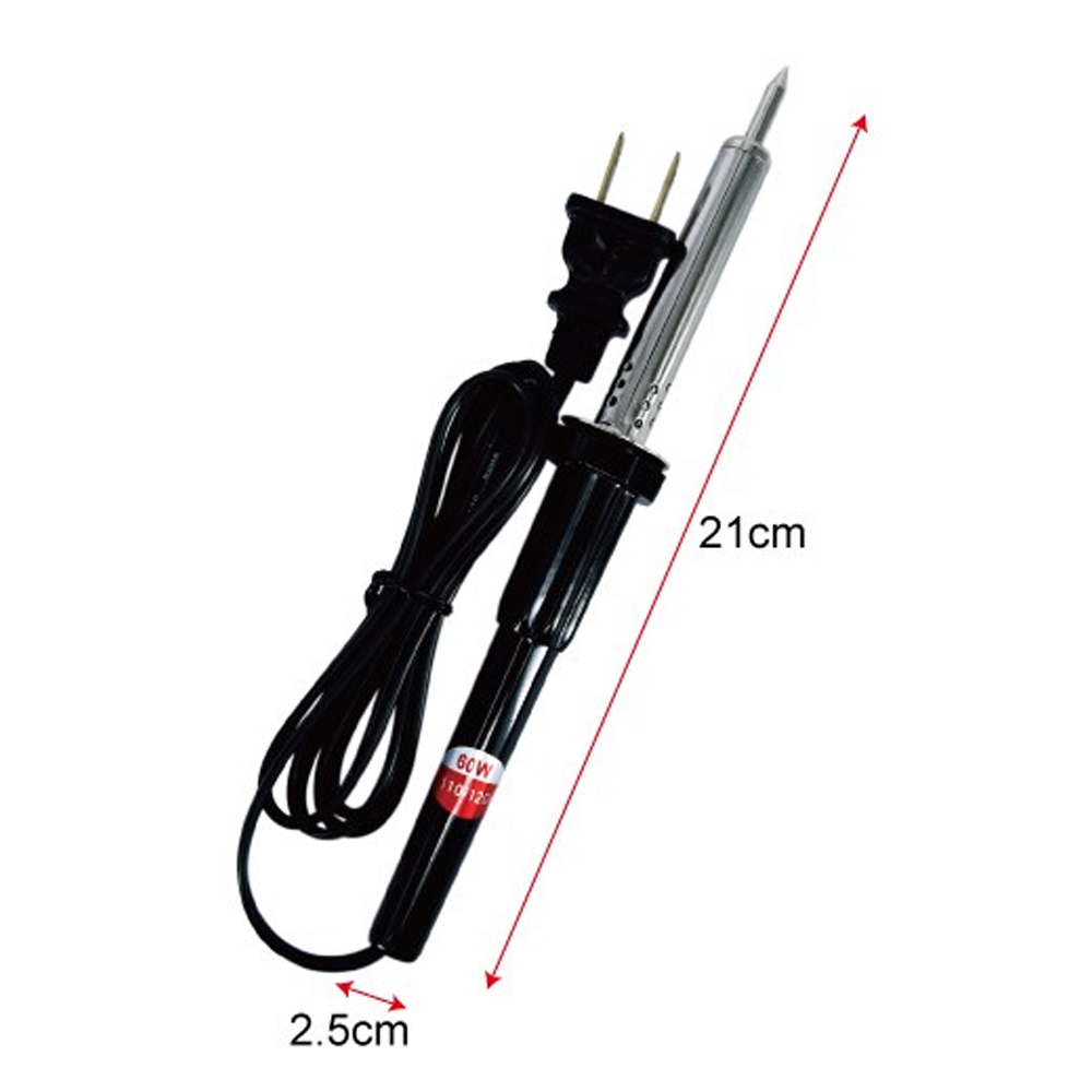 ＊中崙五金【附發票】台灣製 筆型烙鐵 96-680 電焊槍 60W /110V 電烙鐵 焊錫 耐高溫110度 電木直柄