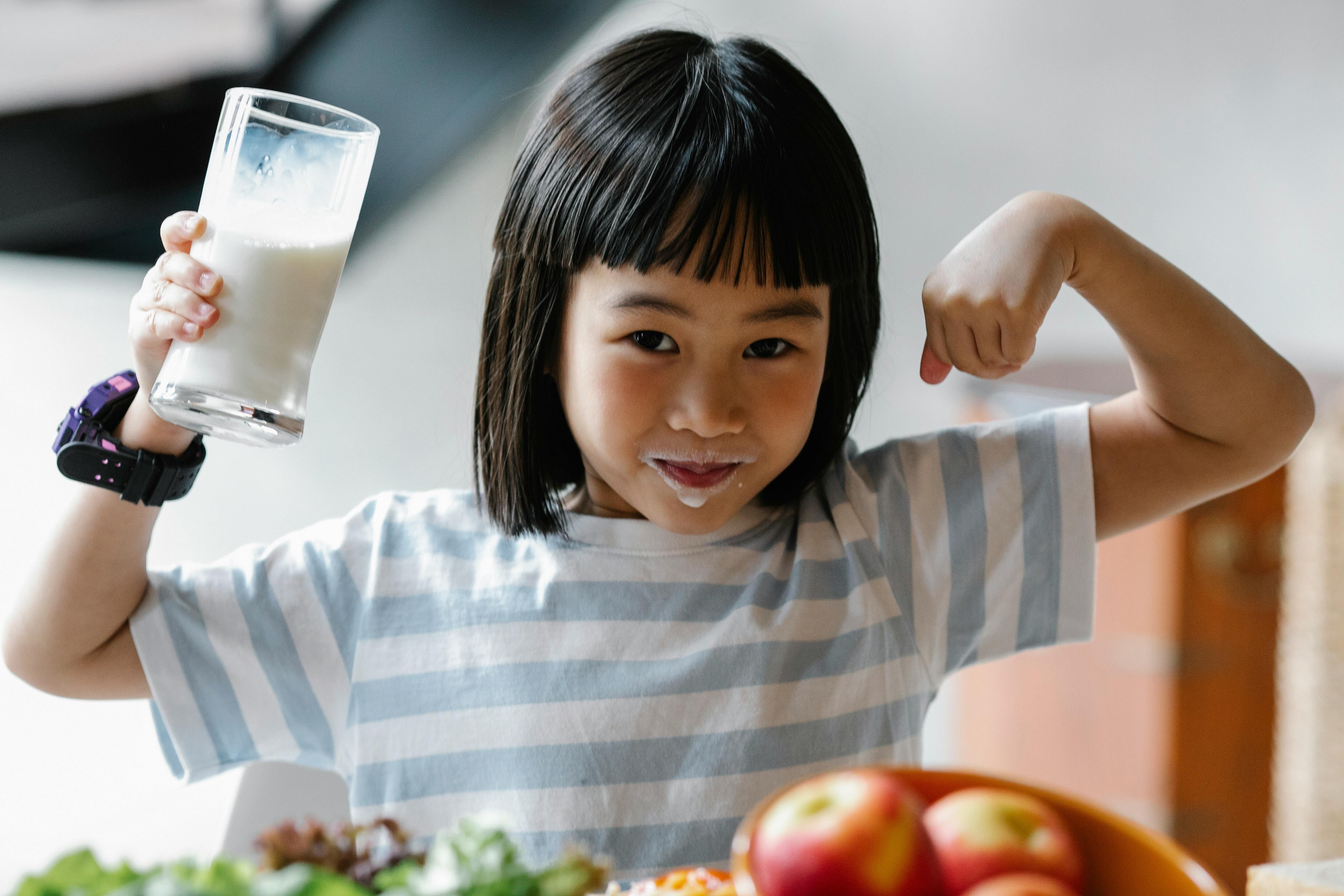 建議1歲至6歲幼兒每日都應攝取2份乳品類