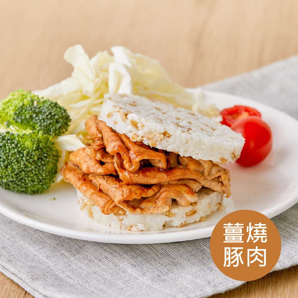 燕麥米漢堡綜合5入