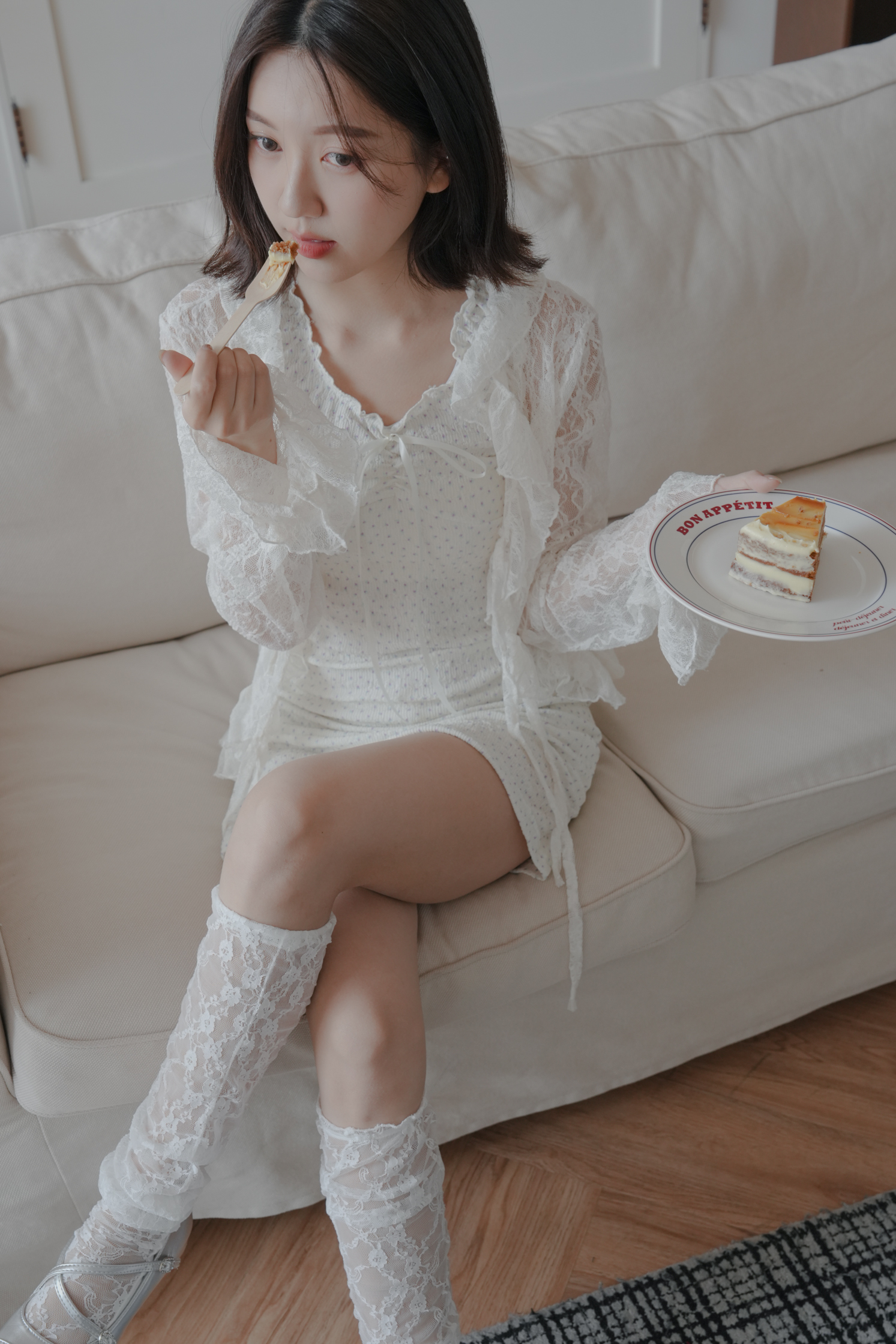 Lace Frill Cardigan #罩衫