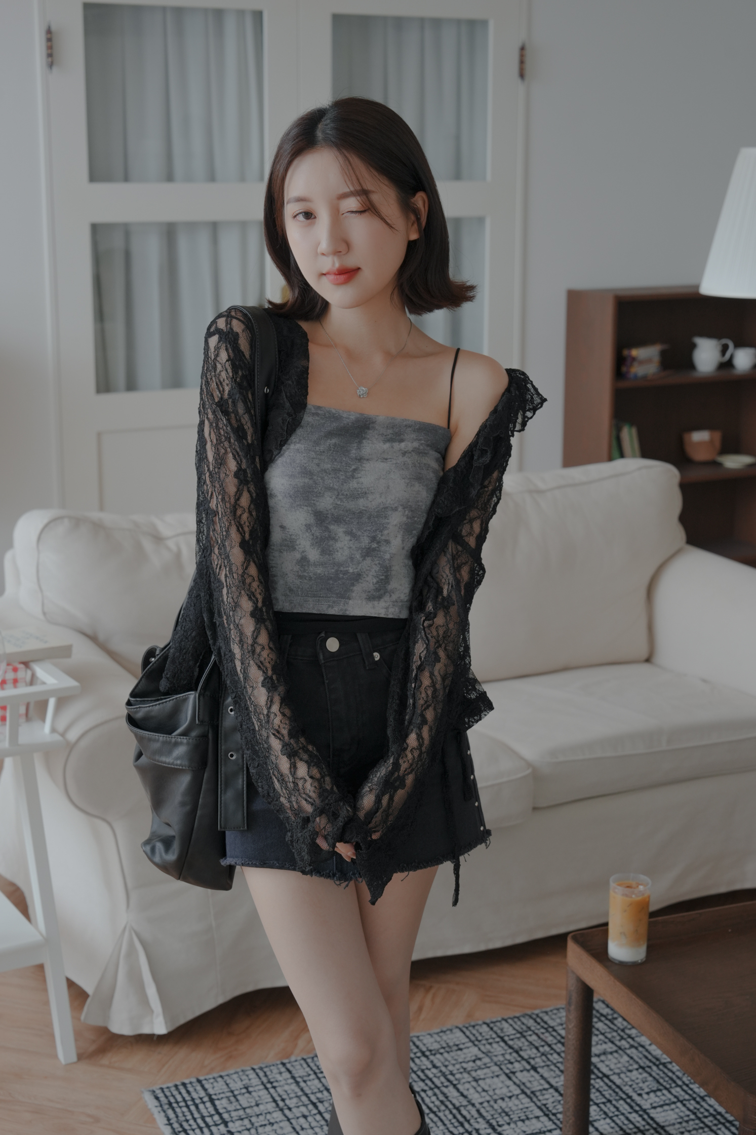 Lace Frill Cardigan #罩衫