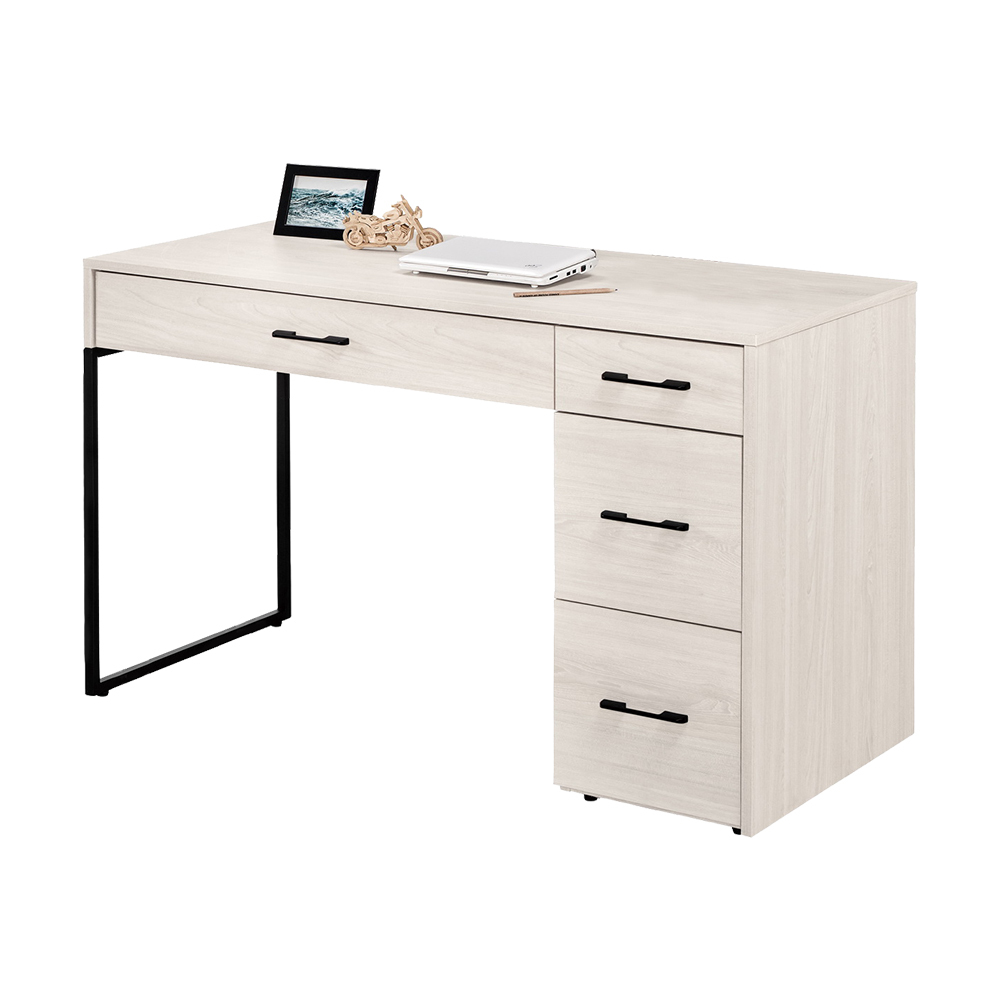 柏倫4尺四抽書桌/工作桌