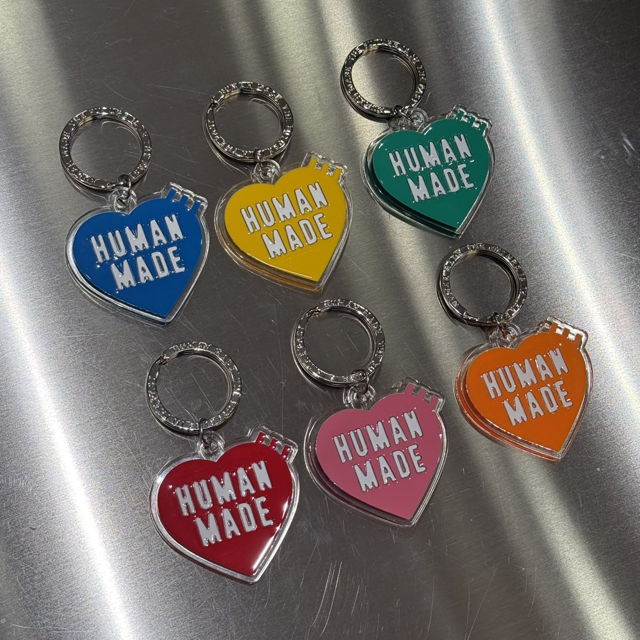 2025SS HUMAN MADE HEART KEYRING 店鋪 限定 大愛心 鑰匙圈 PVC 現貨