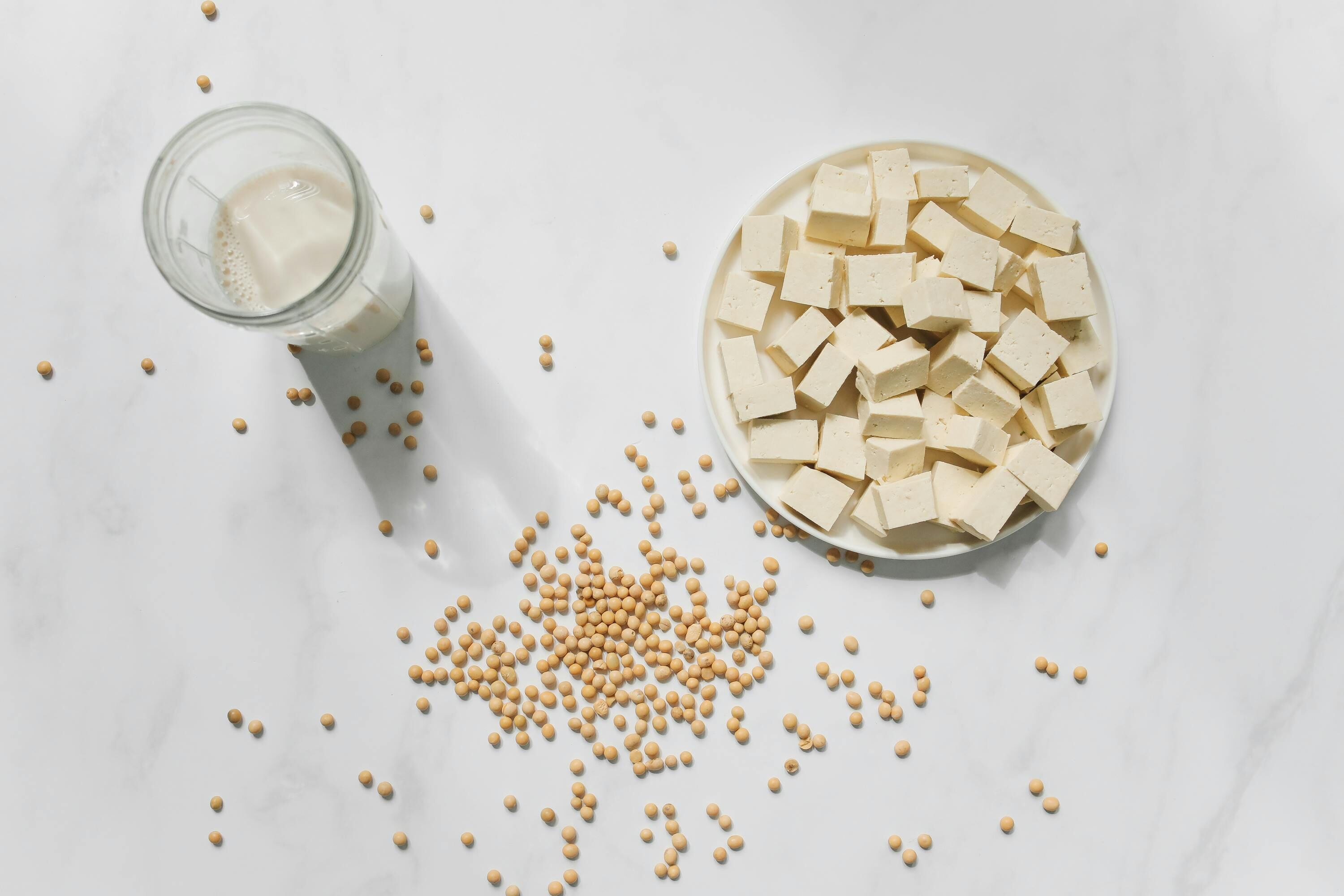 大豆含有約35~40%的蛋白質、20%脂質、9%膳食纖維及8.5%水分