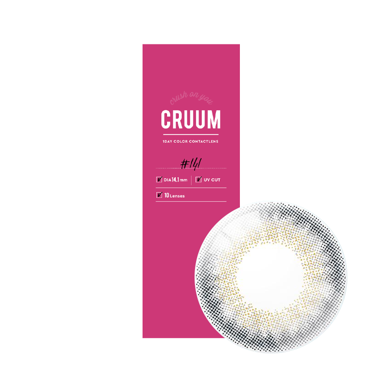 Cruum 彩色日拋湖水藍Aqua(10片)