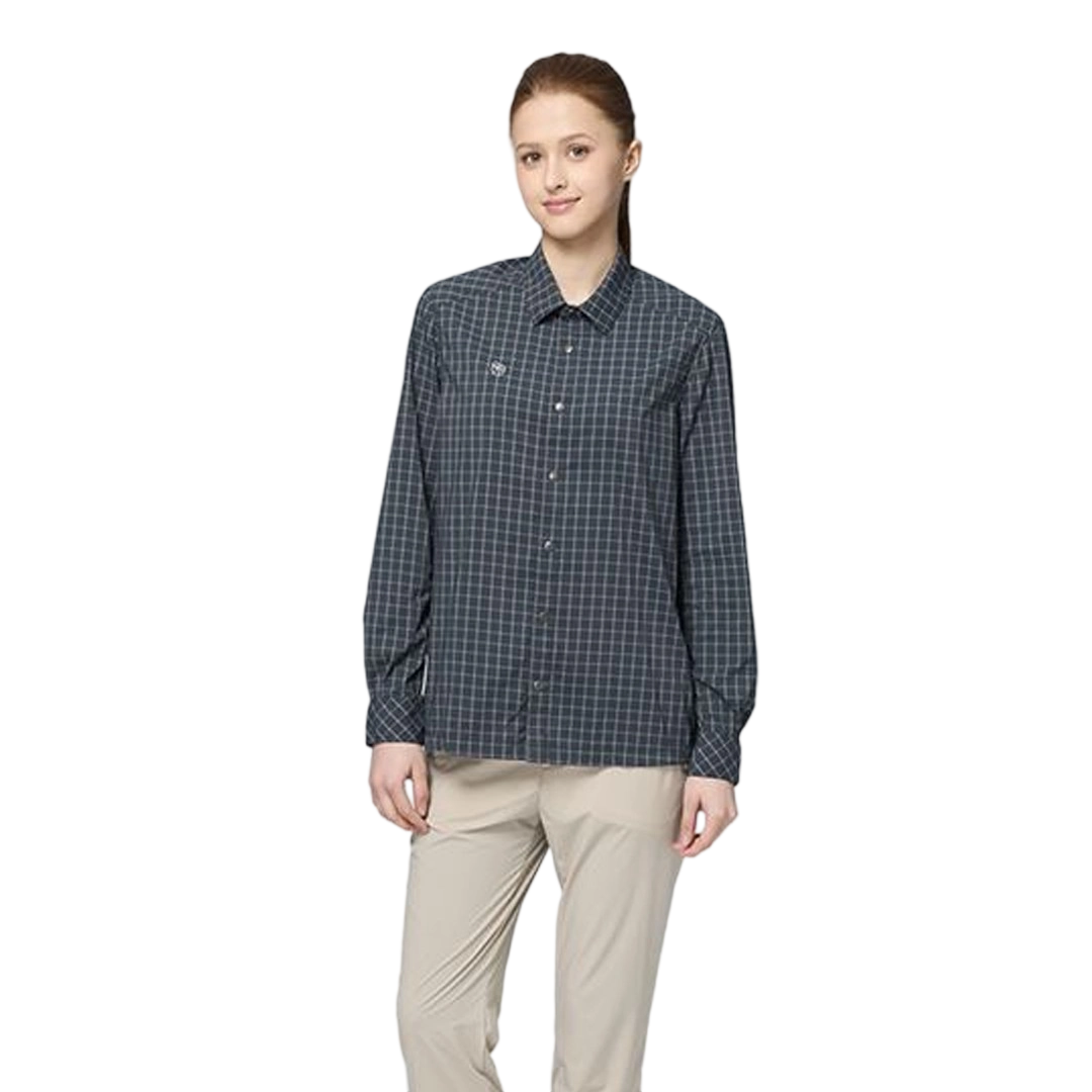 Wildland 荒野 格紋薄抗UV長袖襯衫 中性款 (3色) 13WB31203