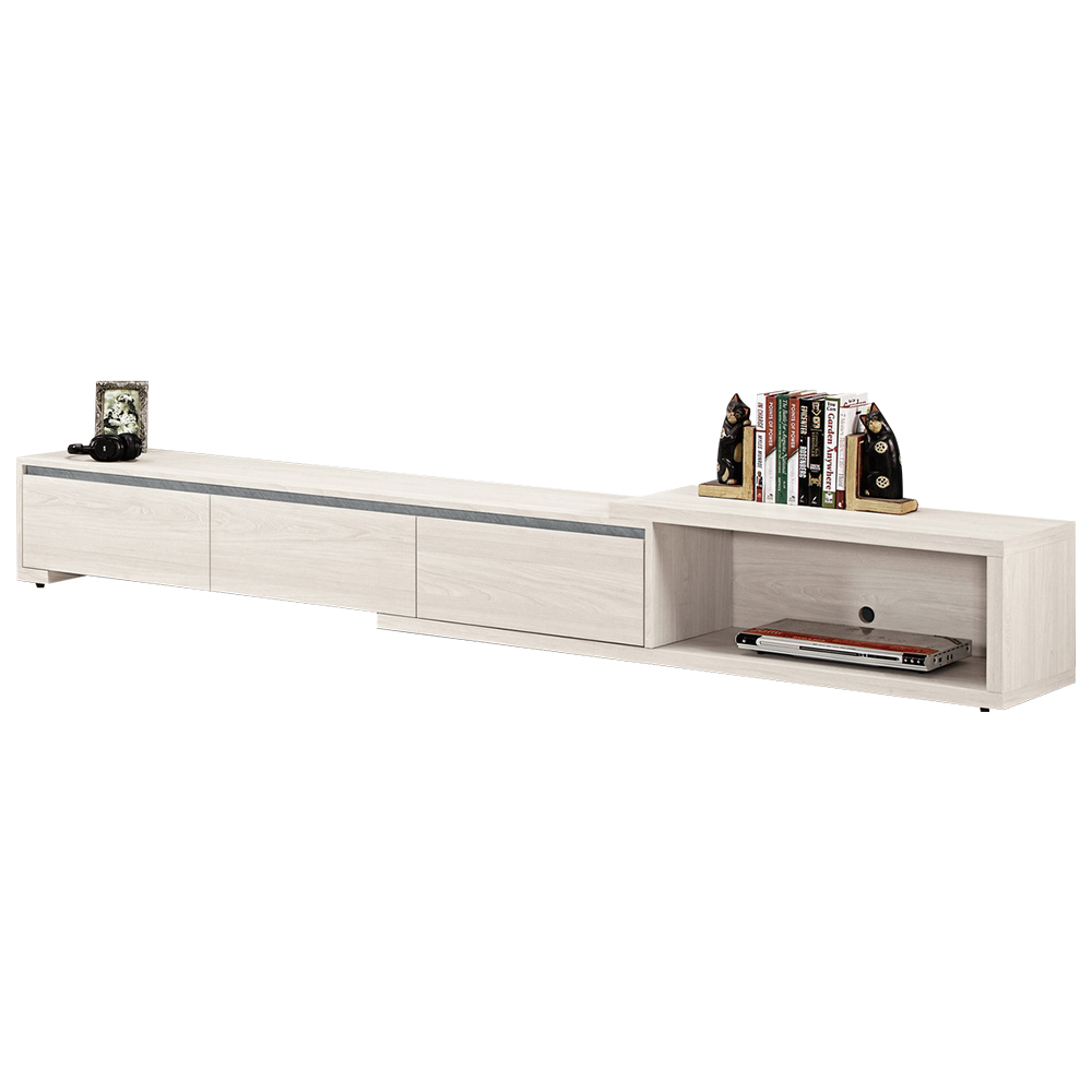 柏倫6.1尺伸縮電視櫃/長櫃/視聽櫃(寬184~260公分)