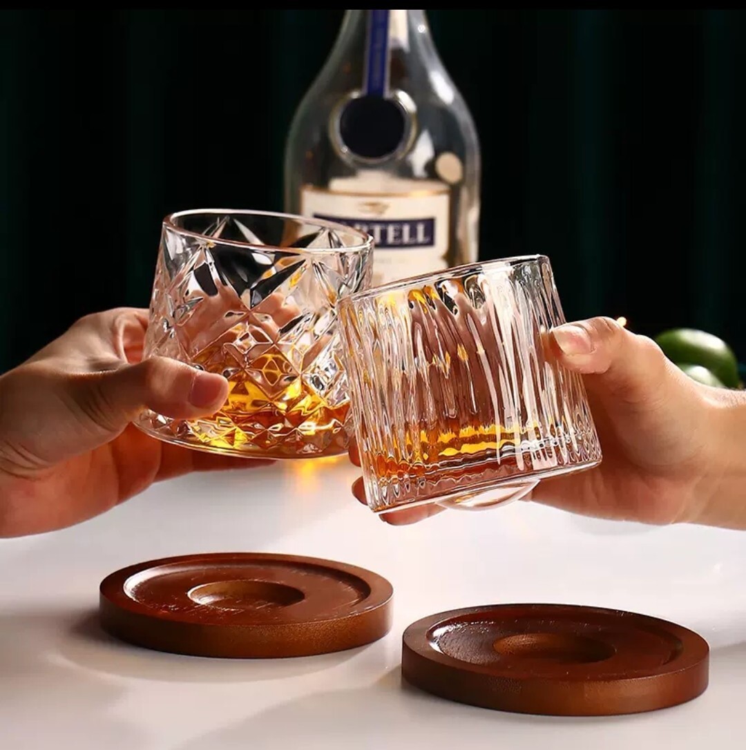輕奢風威士忌陀螺杯