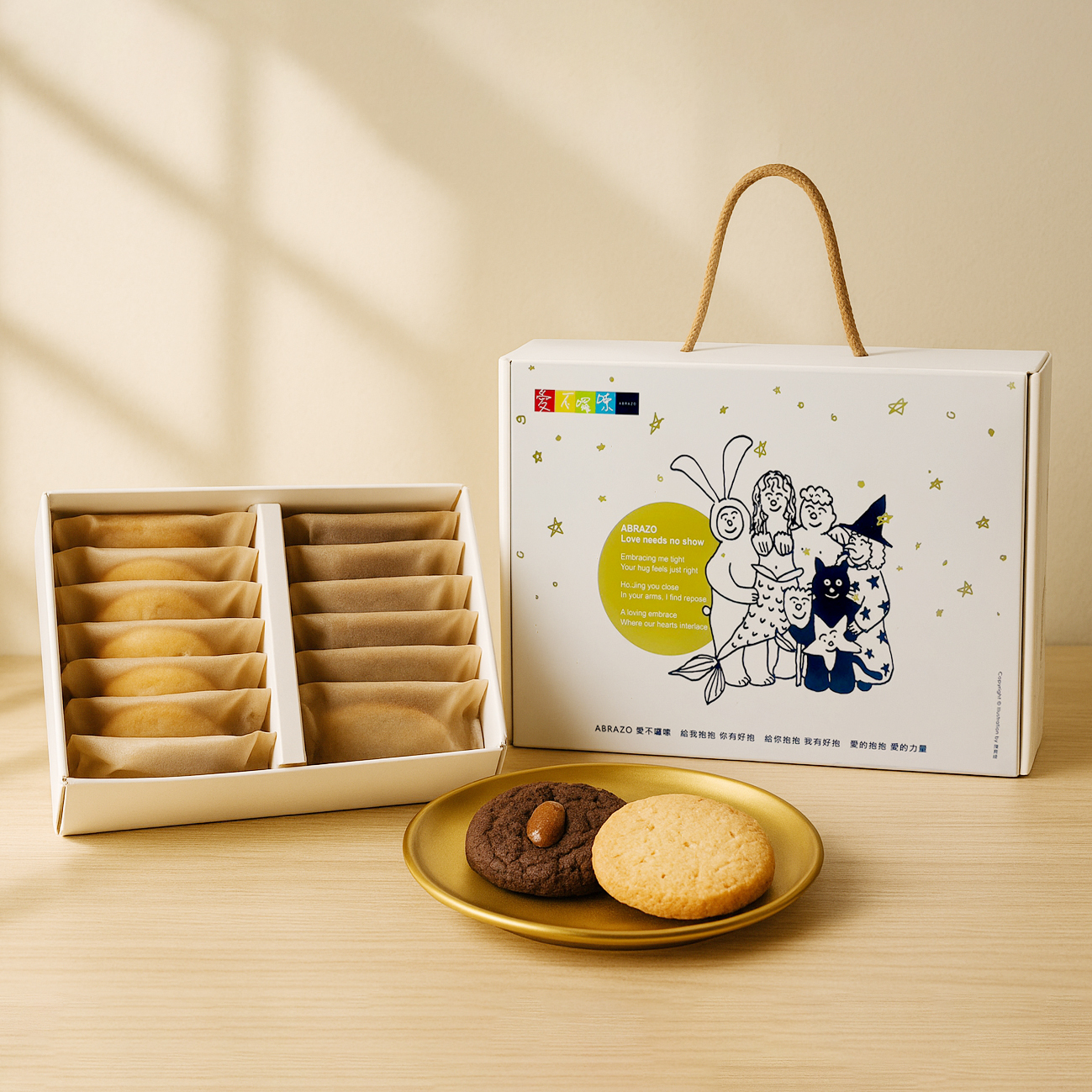 愛不囉嗦｜溫暖相伴 綜合餅乾禮盒