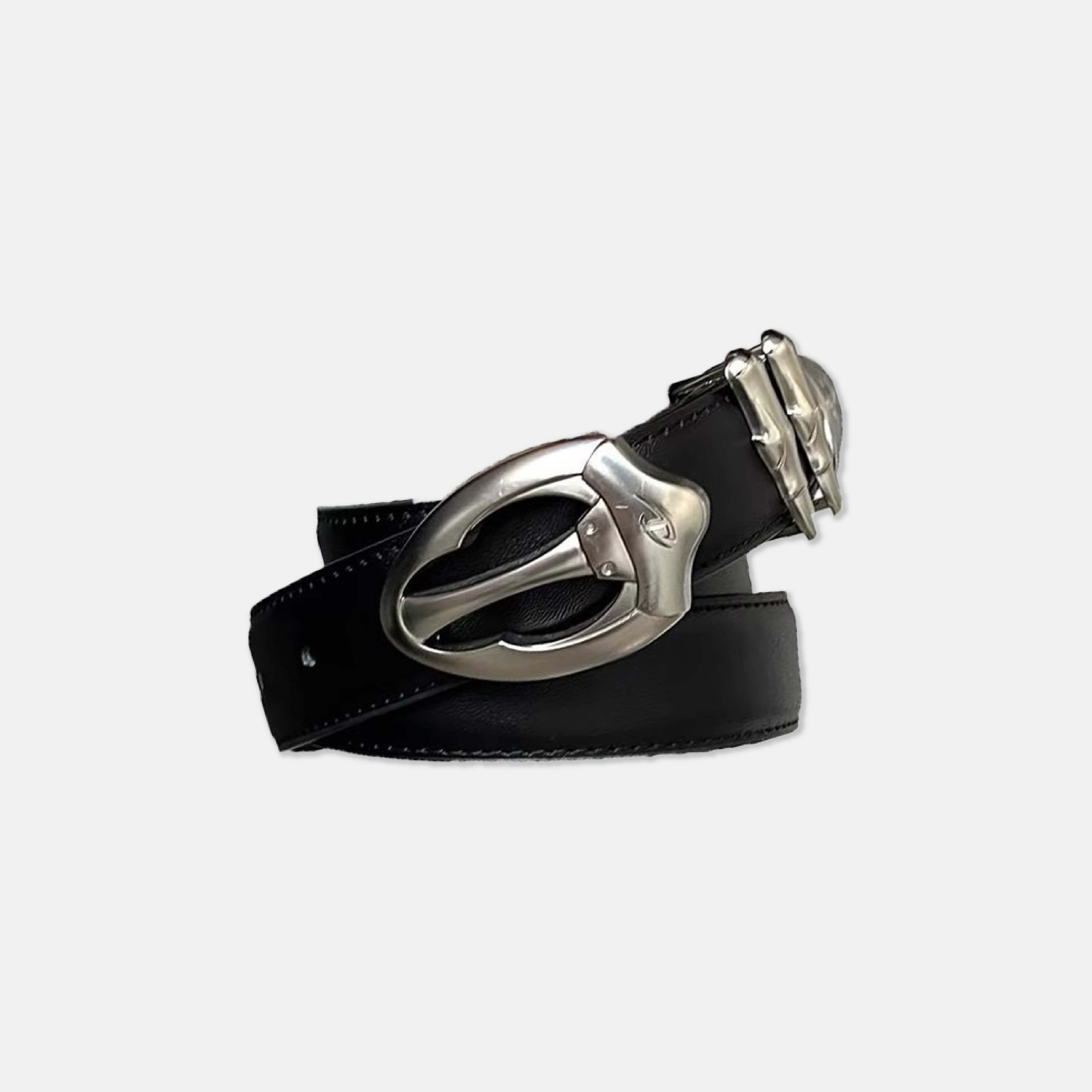 Good Value 科技感 子彈 質感 銀扣 皮帶